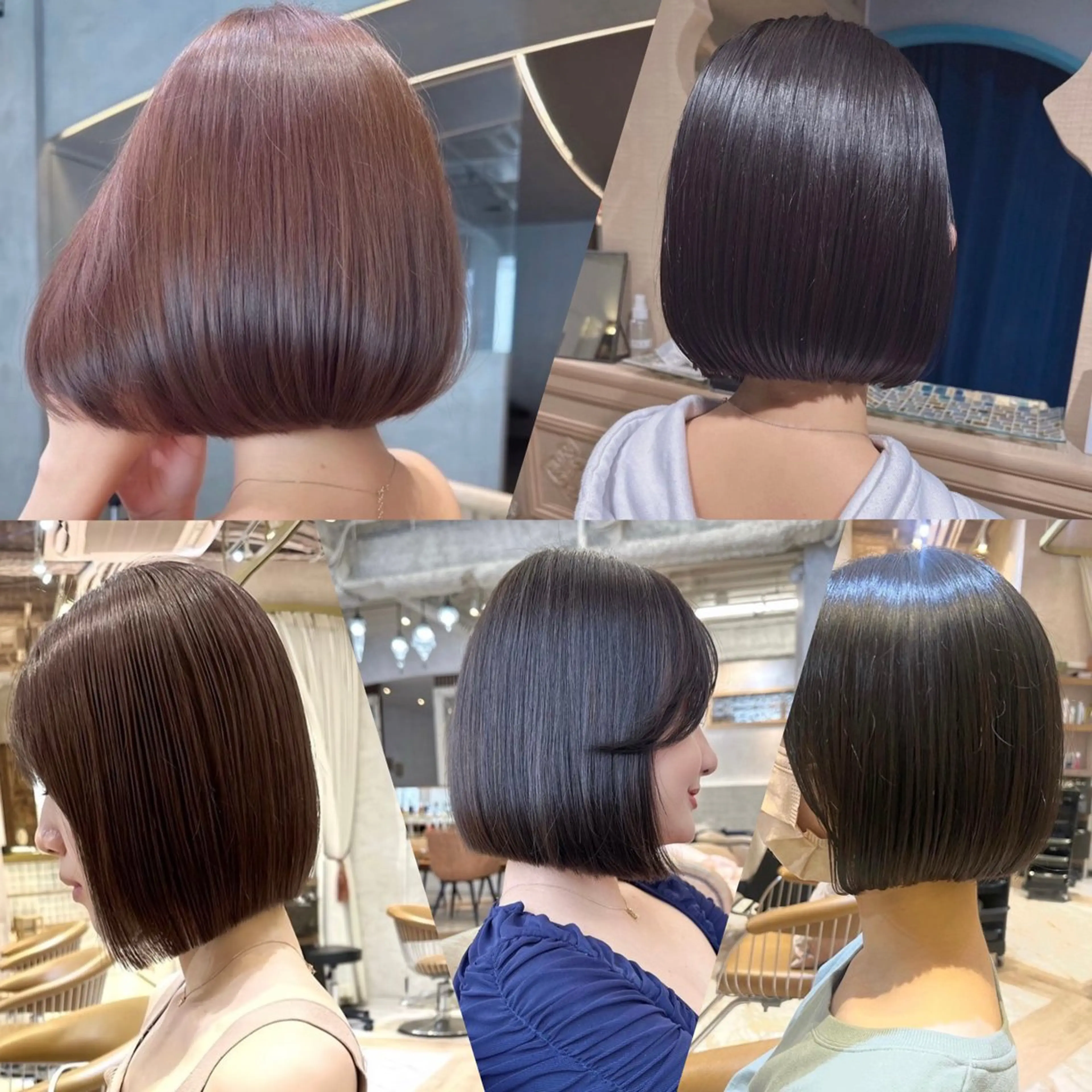 ショート カラー パーマ ボブ 縮毛矯正 カット 縮毛矯正 トリートメント 似合わせレイヤー 髪質改善/柴木琴愛のヘアスタイル