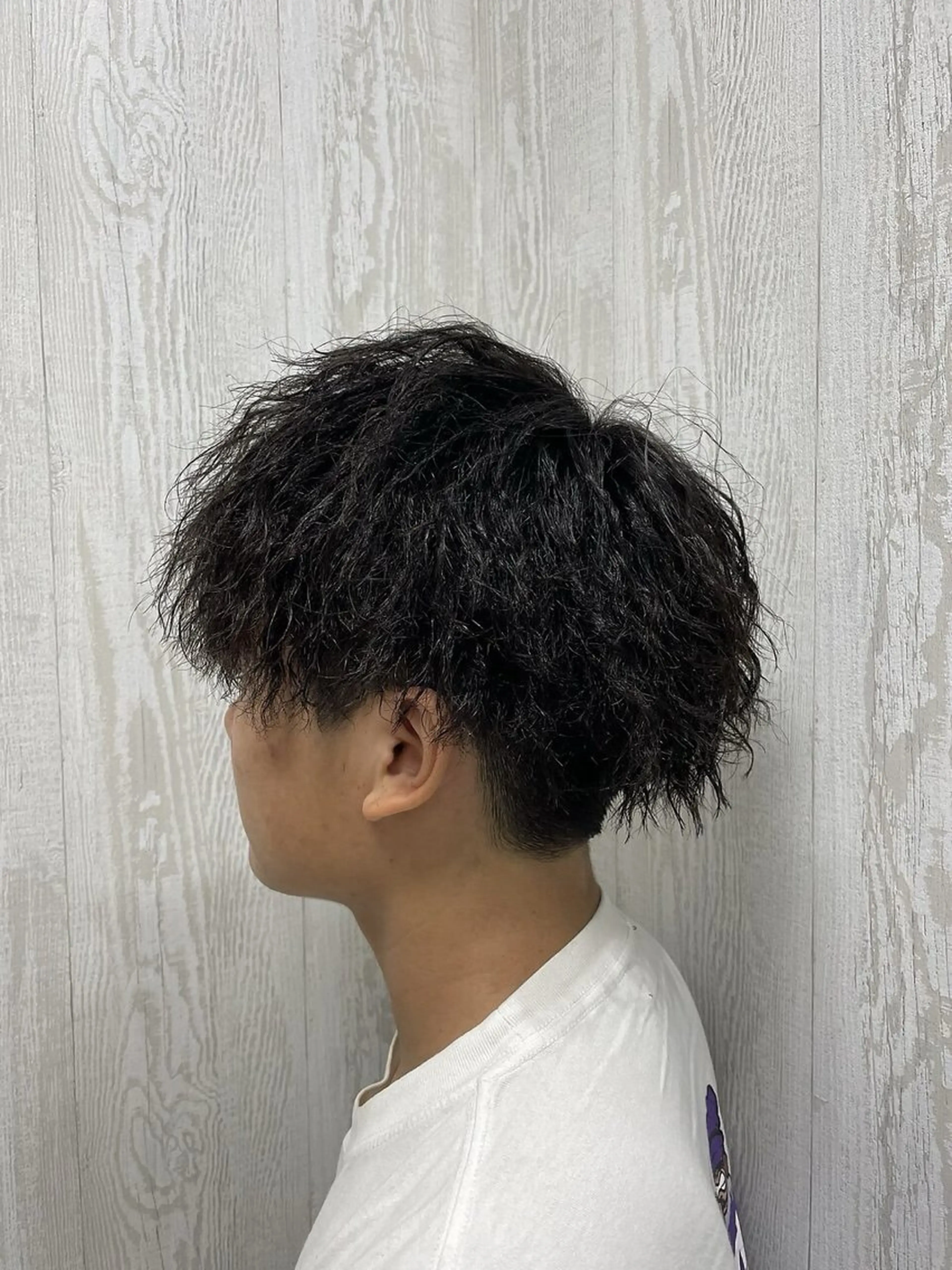 メンズカット+ツイストパーマの写真