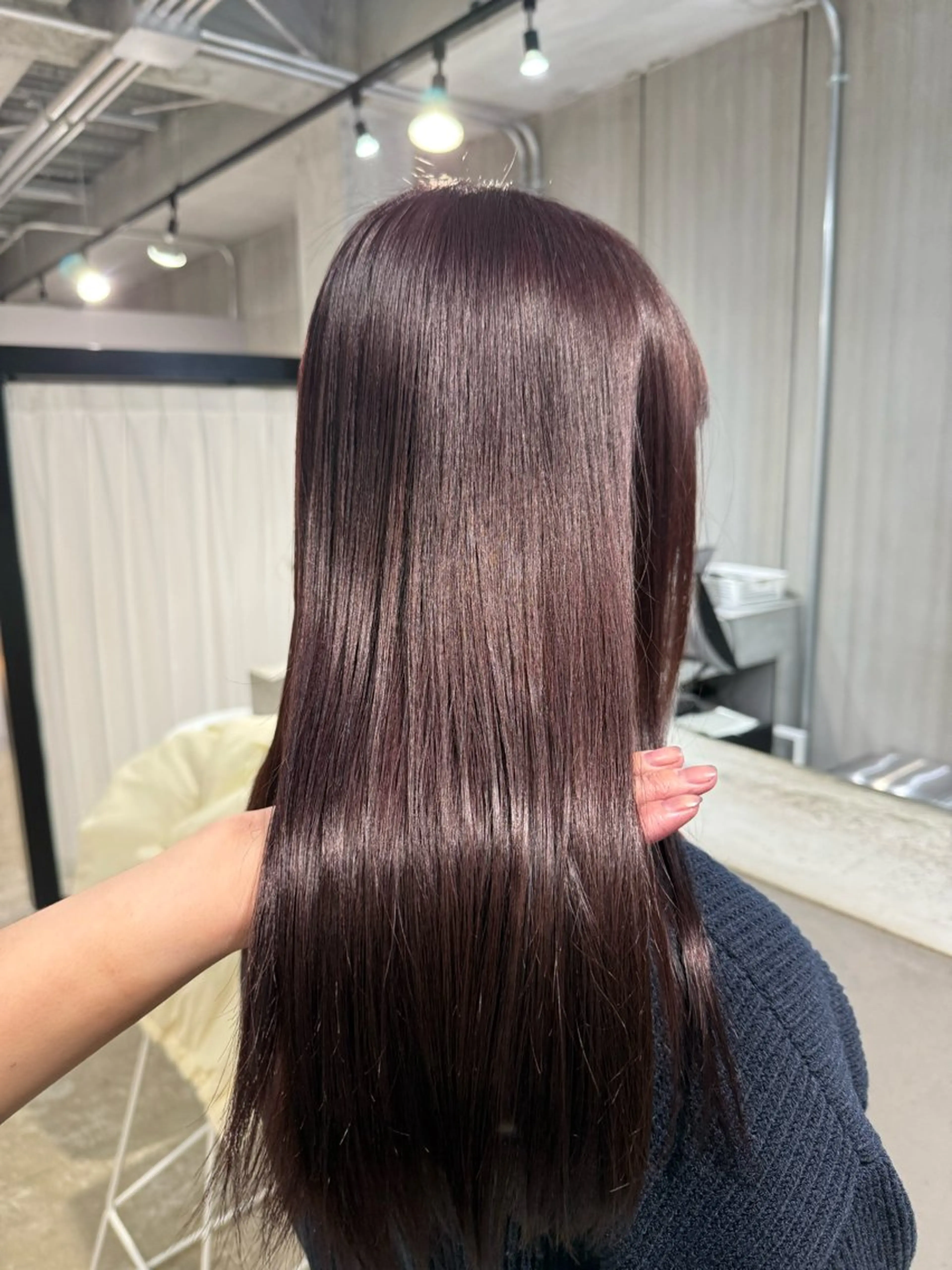 ワンカラー ＋ お任せトリートメント ※ロング料金別の写真