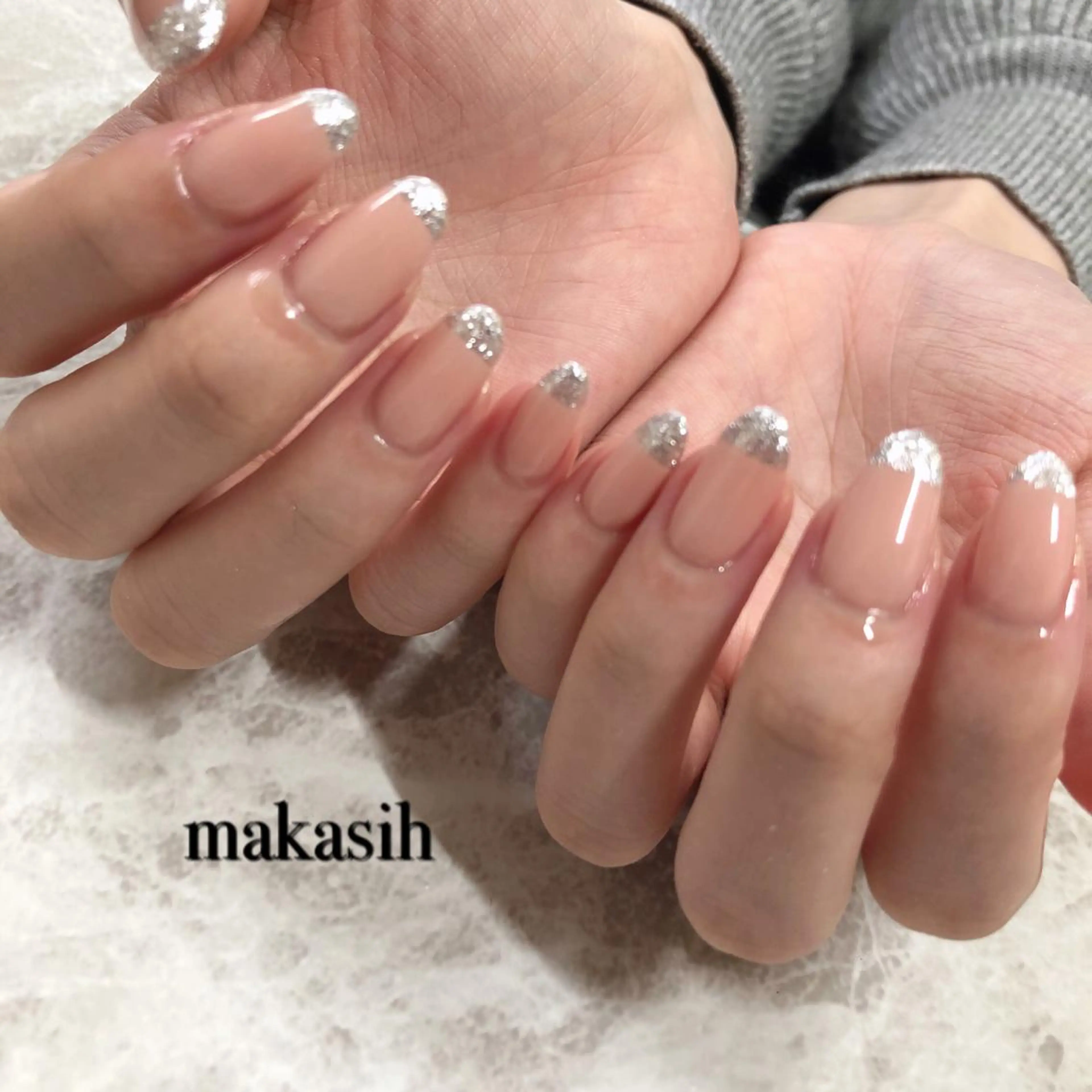 ネイル キラキラネイル シンプルネイル 濱田 美菜子のエステ・リラクイメージ