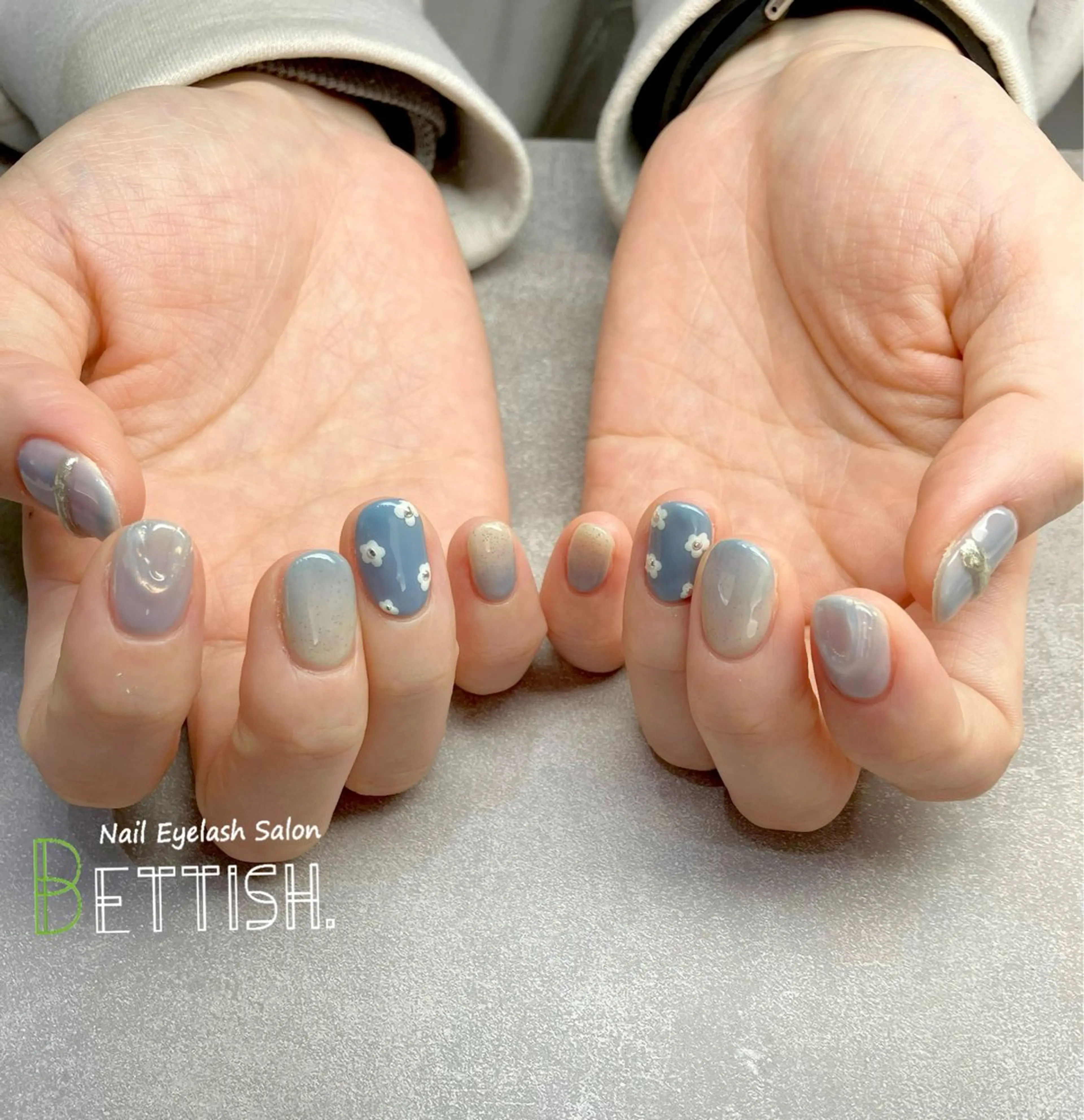 ネイル ブルー BETTISH. KUMIKO☺︎︎のネイルデザイン
