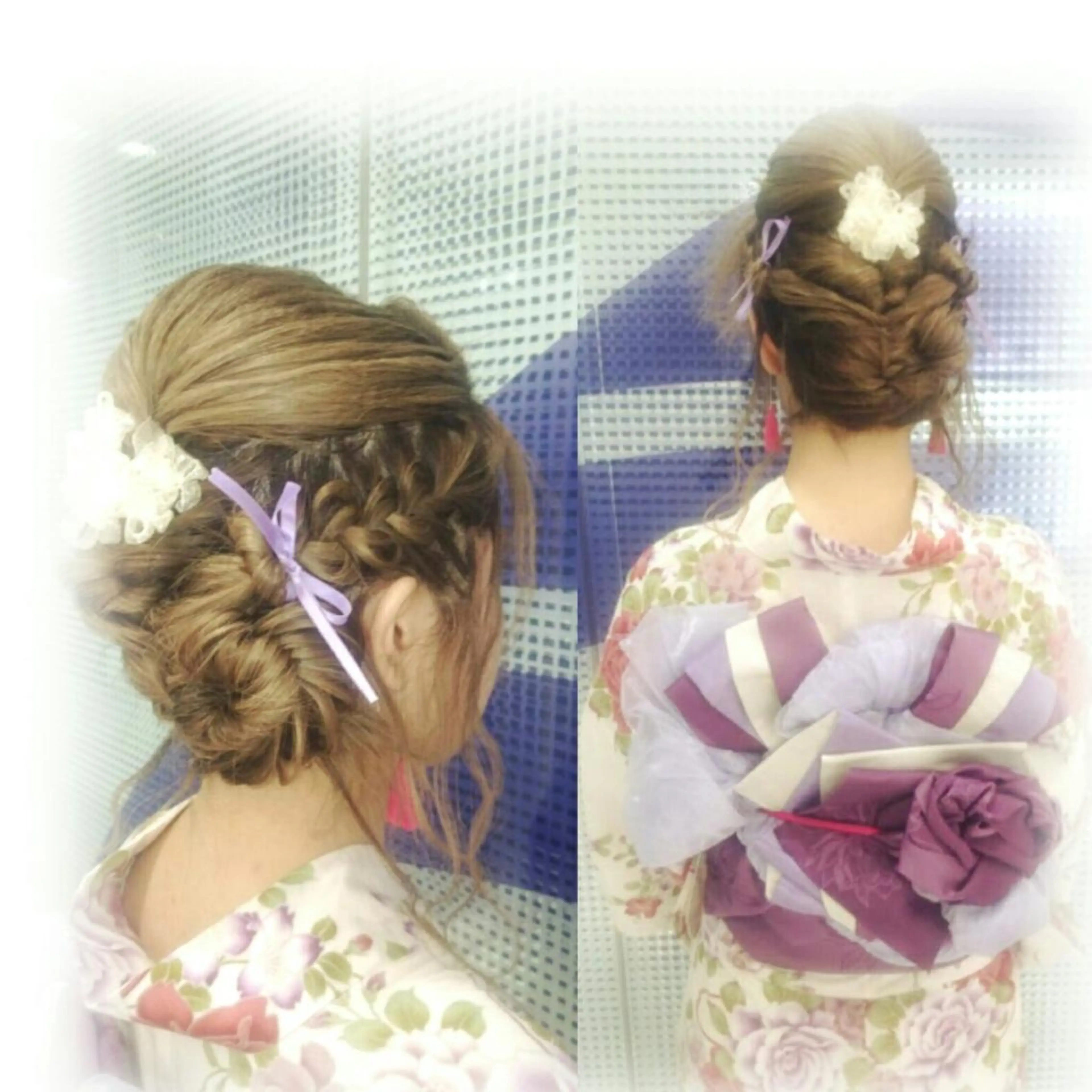 ショート ミディアム セミロング ロング ヘアアレンジ 浴衣 .. meiのヘアスタイル