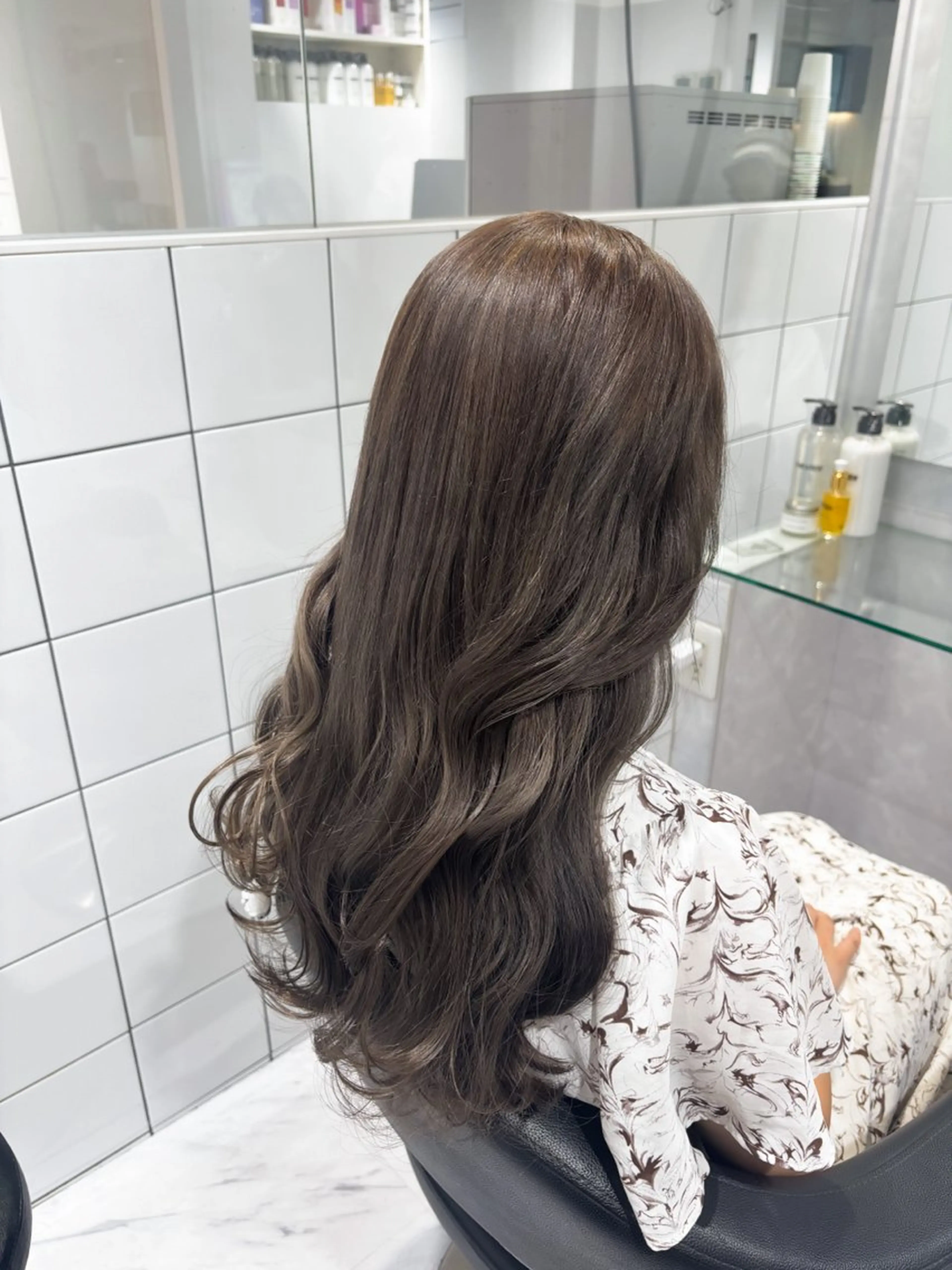 ロング カラー ヘアカラー トリートメント 髪質改善🩰透明感カ ラー🎀hinanoのヘアスタイル