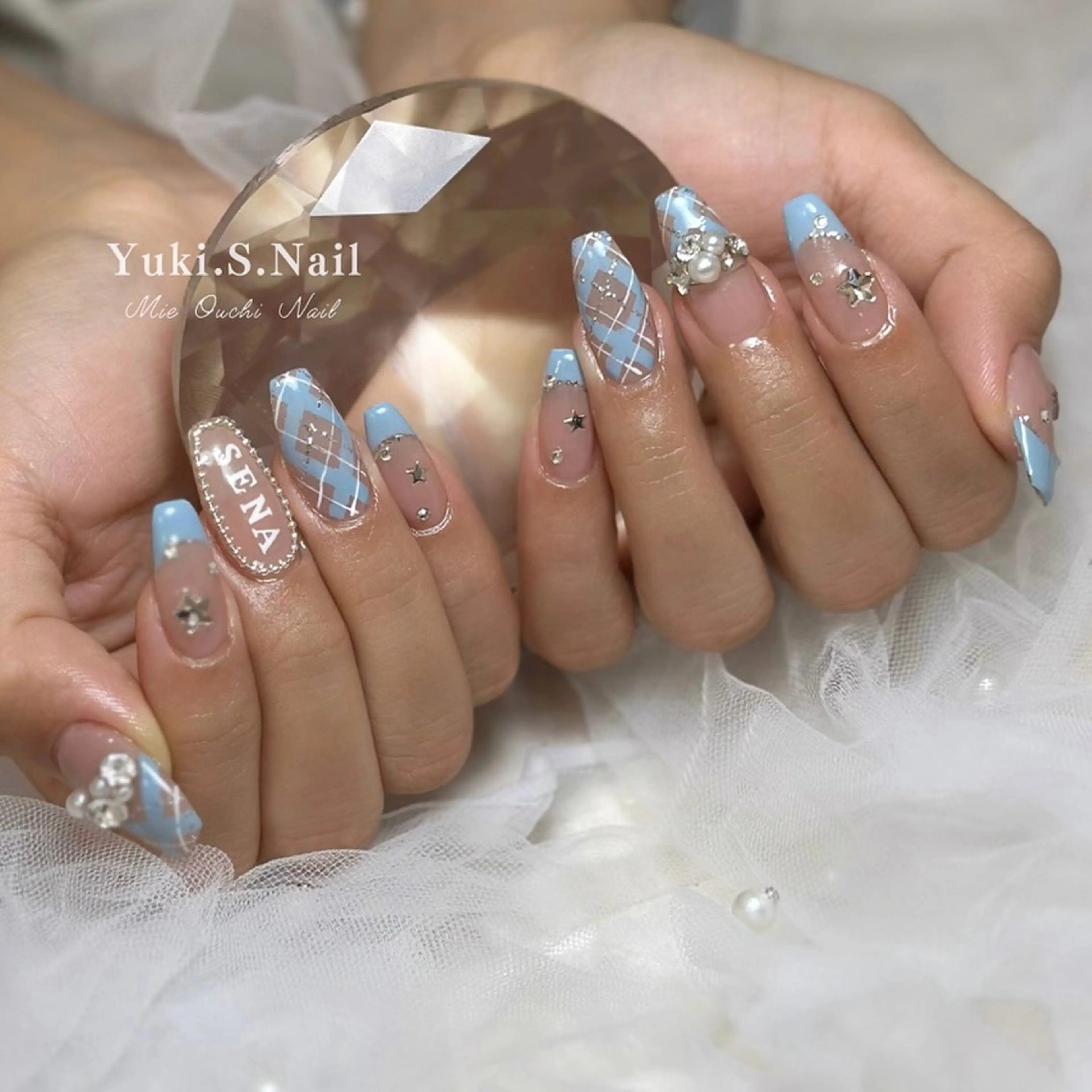 ロング ハンドネイル Yuki S.Nailのネイルデザイン
