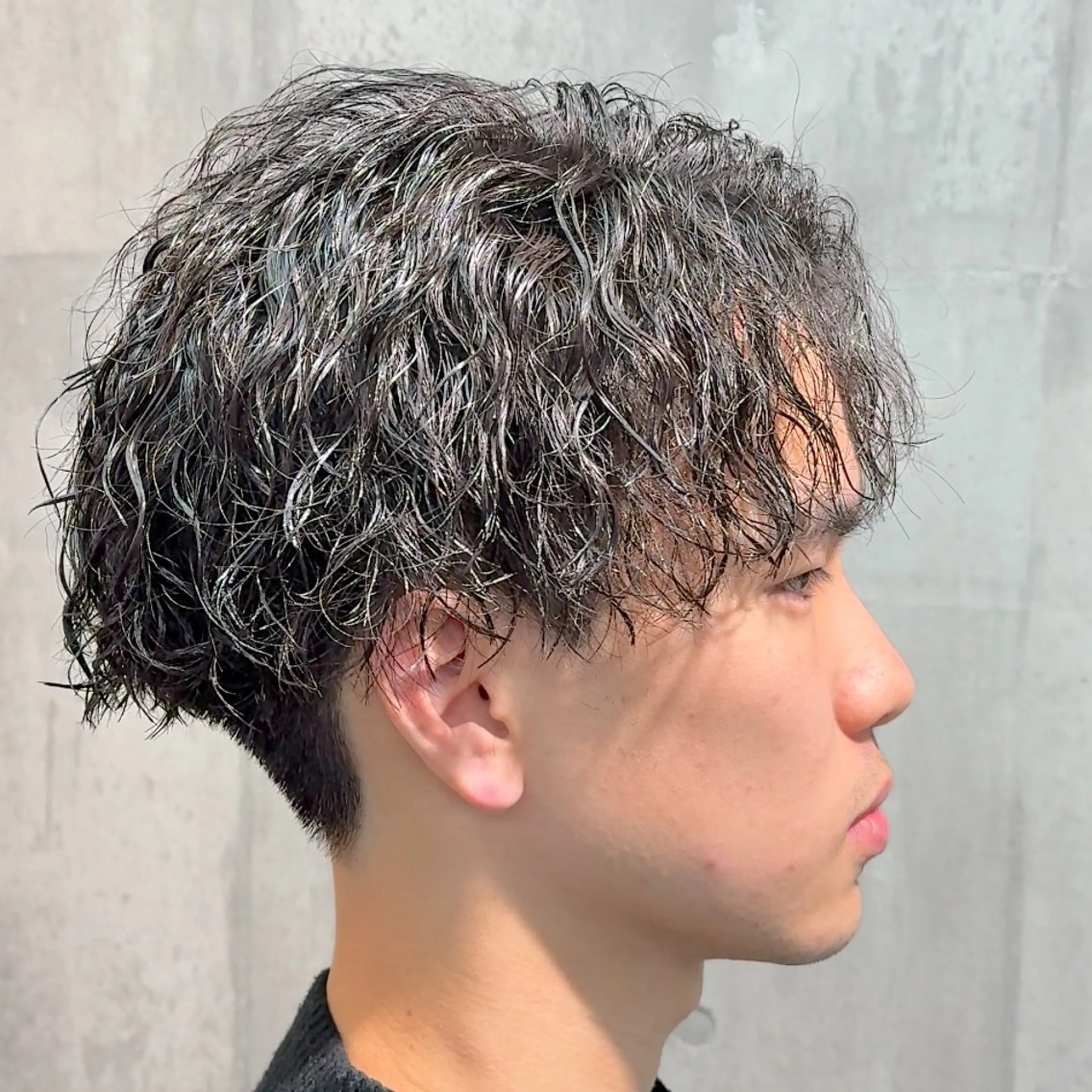 ミディアム パーマ ヘアアレンジ メンズ MENIN メンズ サロン　望月　涼太のヘアスタイル