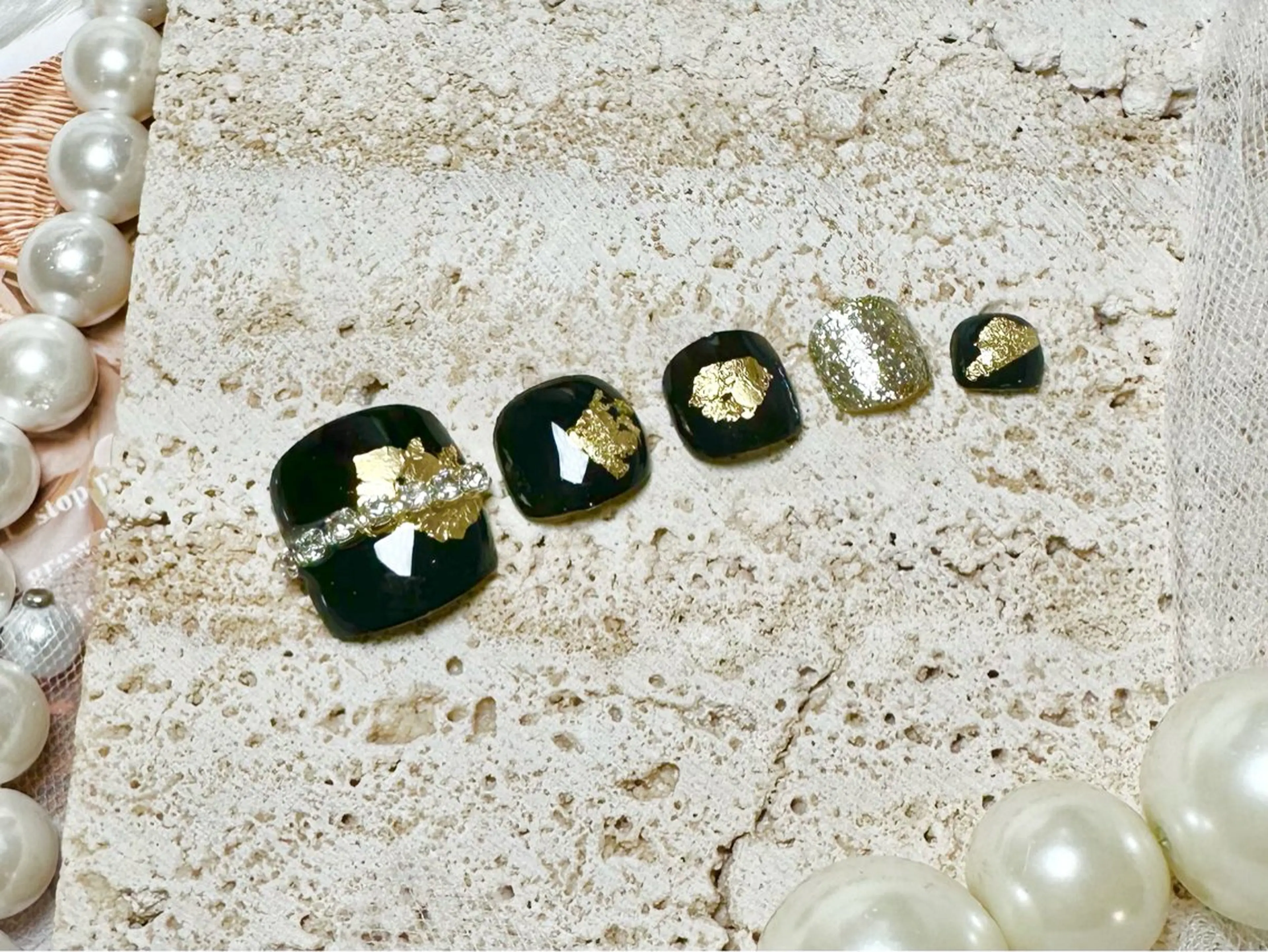 ネイル クリアネイル フットネイル フレンチネイル ジェルネイル 韓国ネイル nail salon Feerieのネイルデザイン