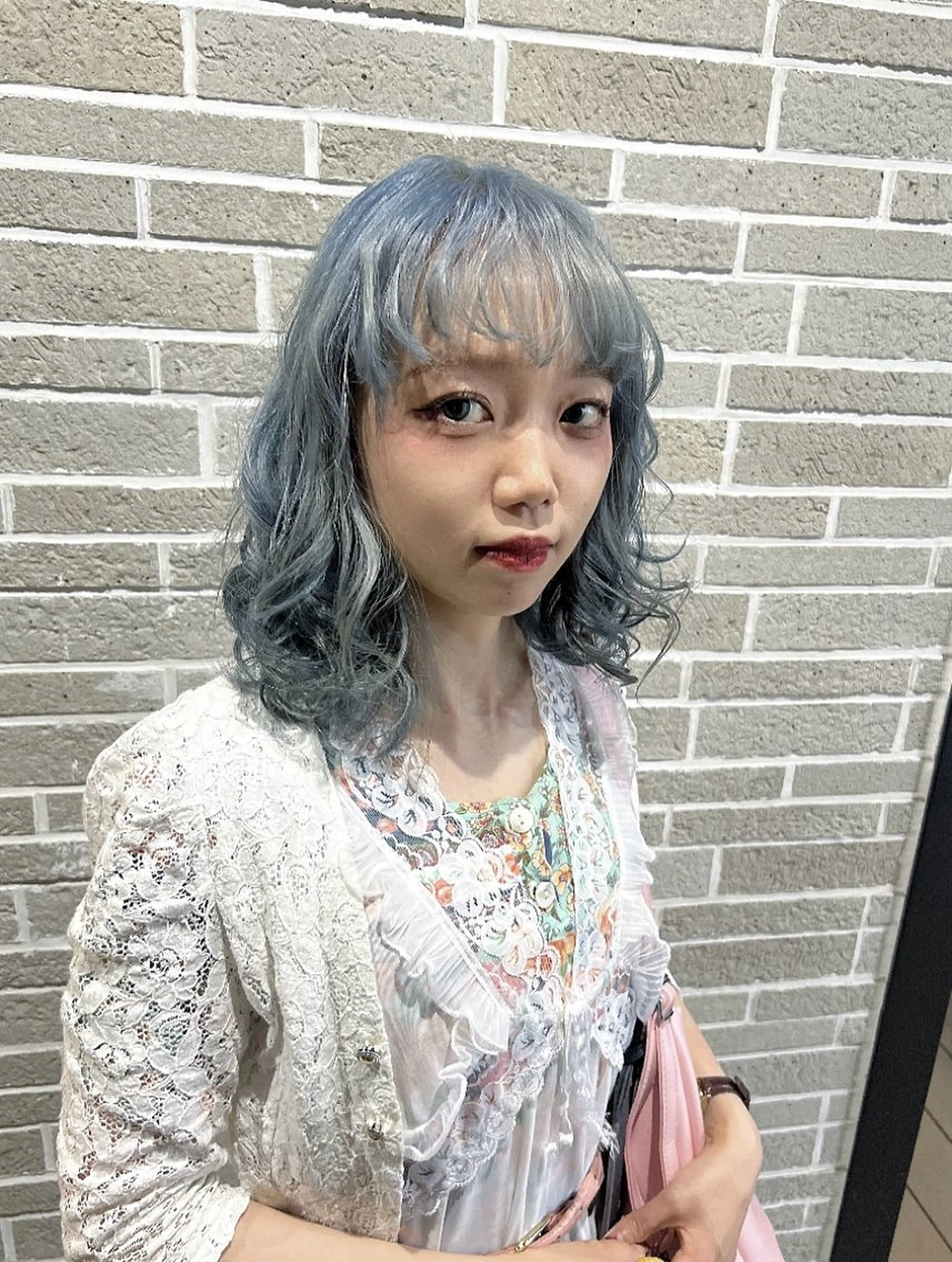 ミディアム sweep˖ ࣪⊹ ルカ┊ケアブリーチのヘアスタイル