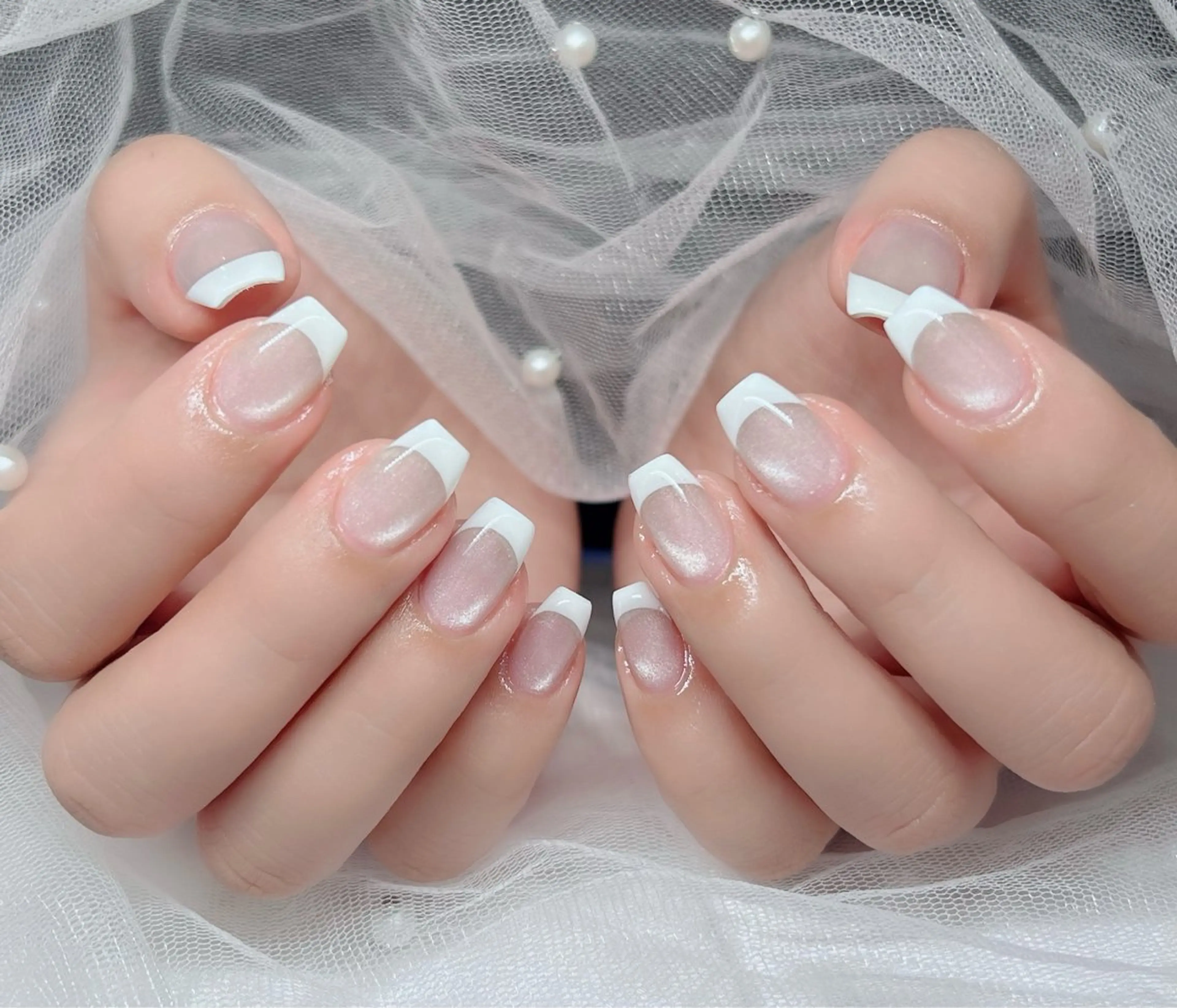 ネイル 🎀PG🩵 ネイルサロンのネイルデザイン