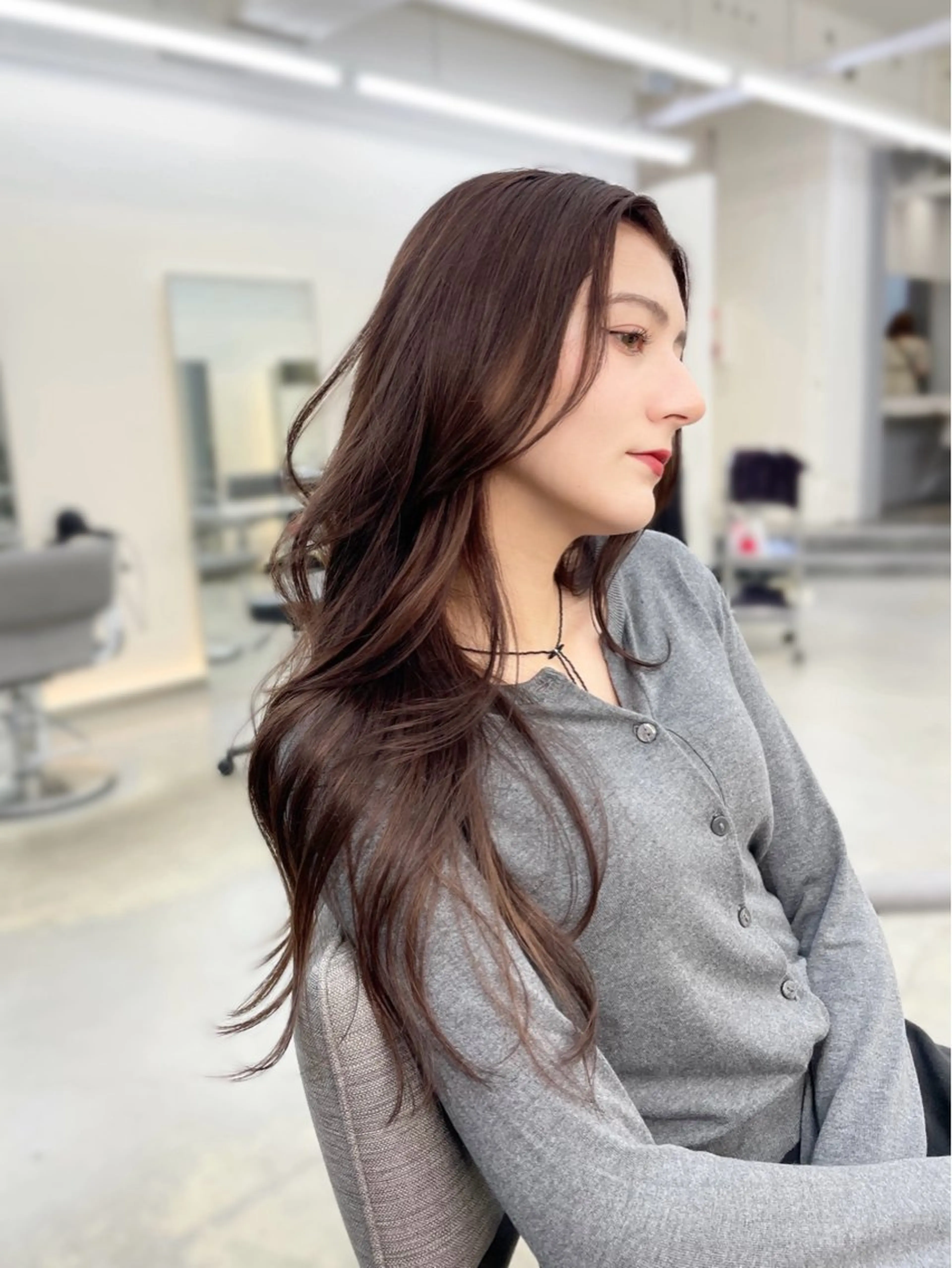 ロング カラー カット ヘアカラー トリートメント 🦋韓国系指名No1 店長/圓山 祐也🦋のヘアスタイル