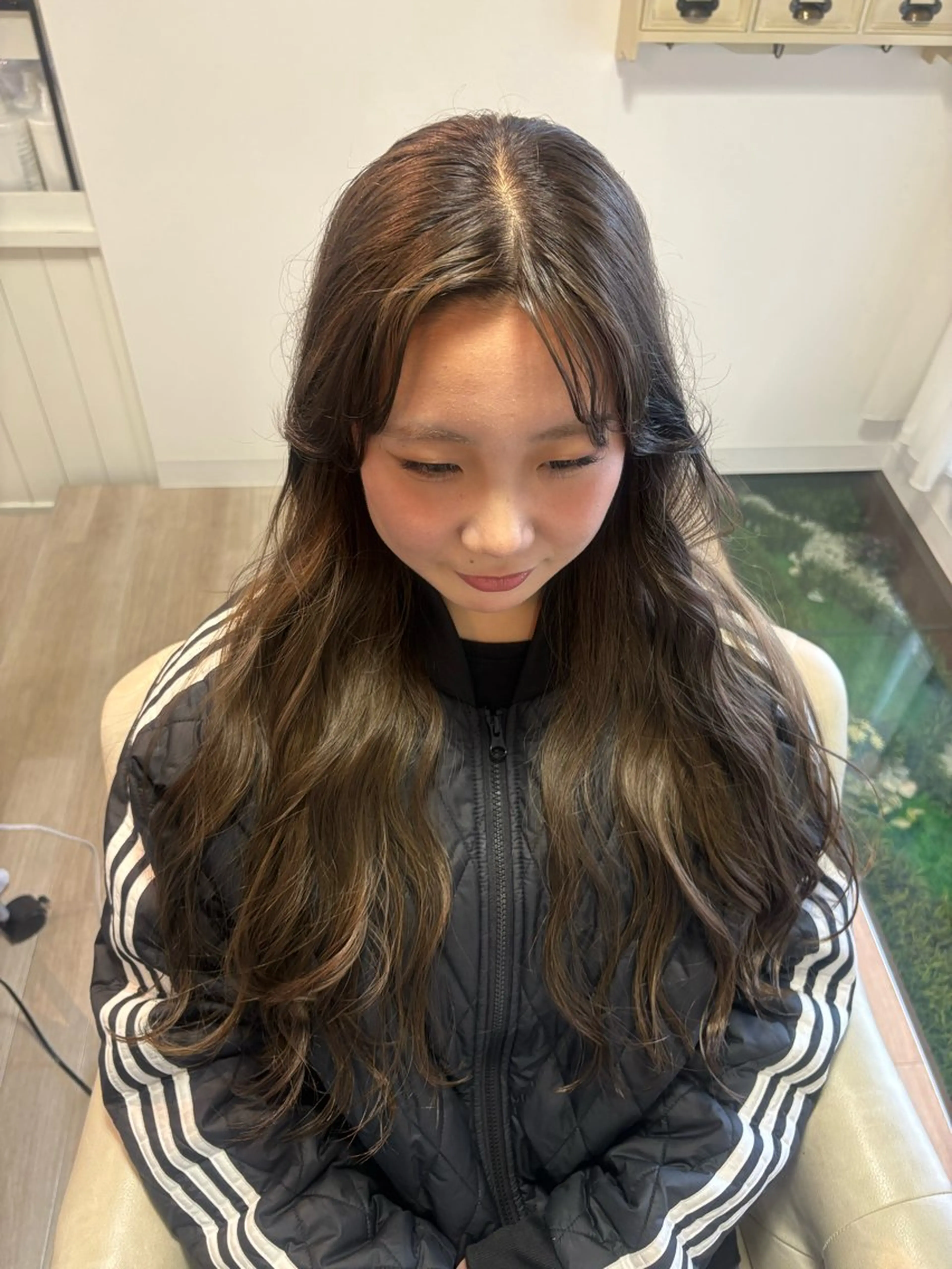 ロング カラー 髪質改善 トリートメント ヘアカラー トリートメント Rio /eMu☆･:*のヘアスタイル