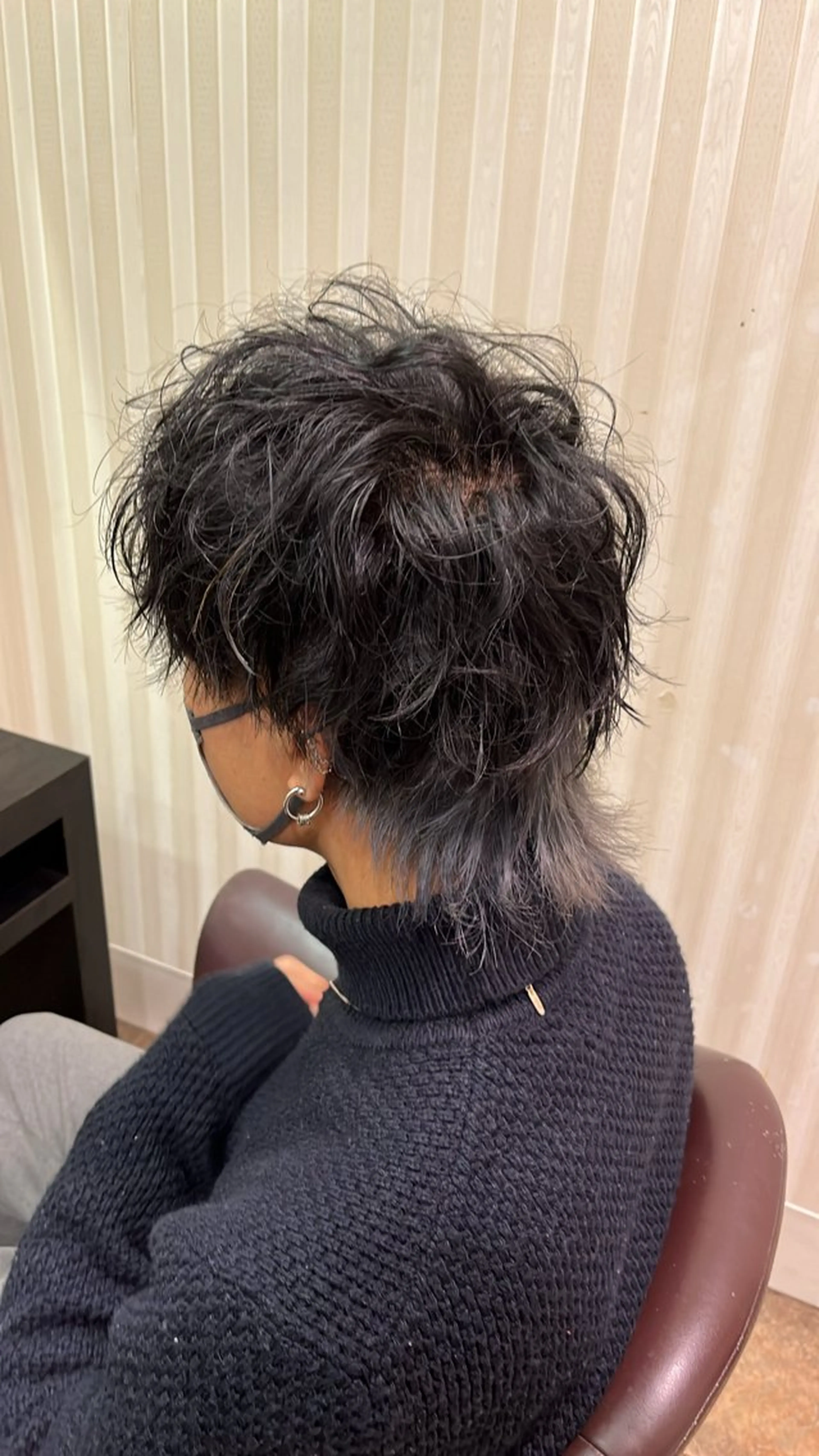 カラー メンズ メンズウルフカット ウルフカット ri kuのヘアスタイル
