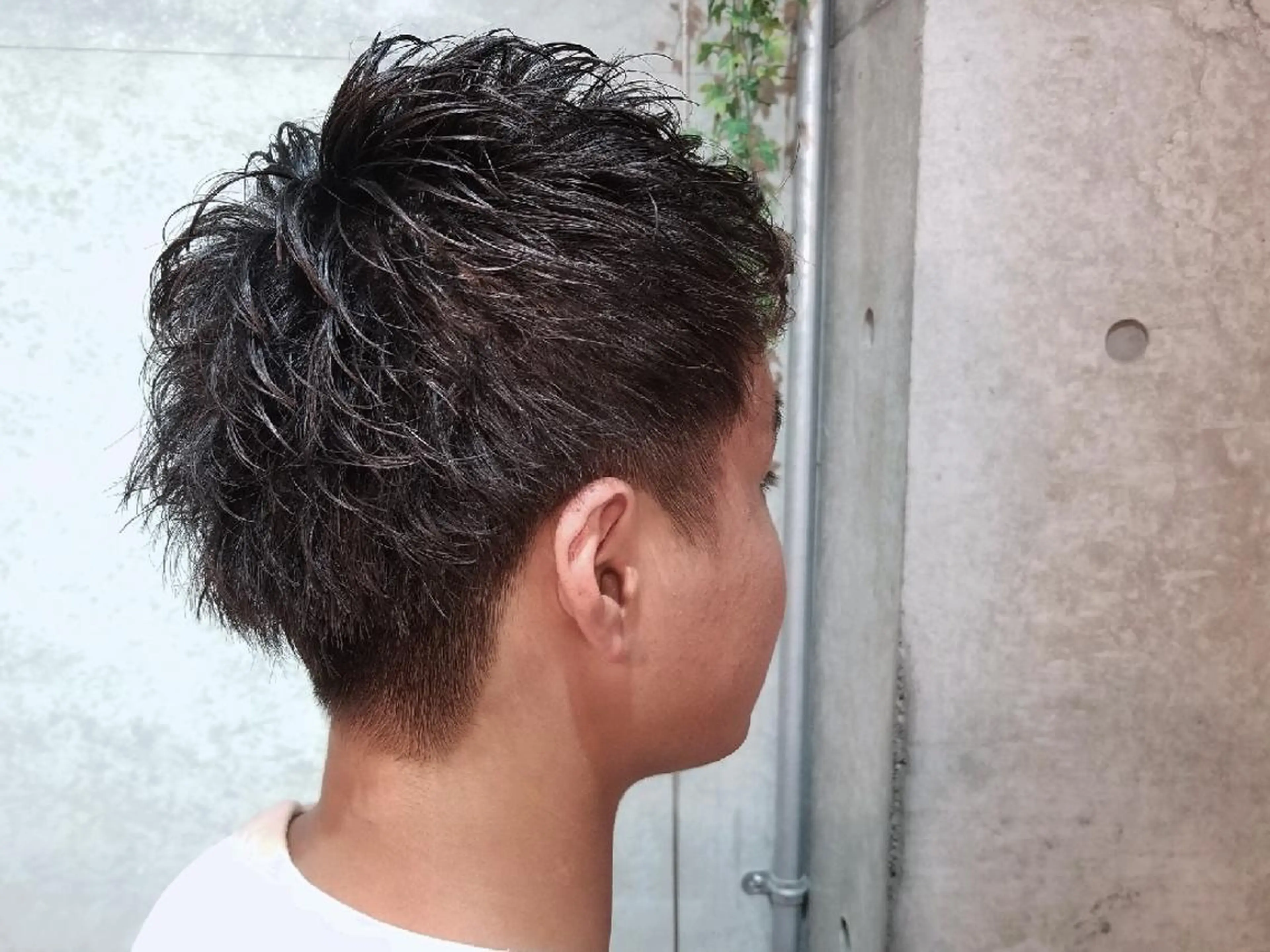 メンズカット+朝楽パーマの写真