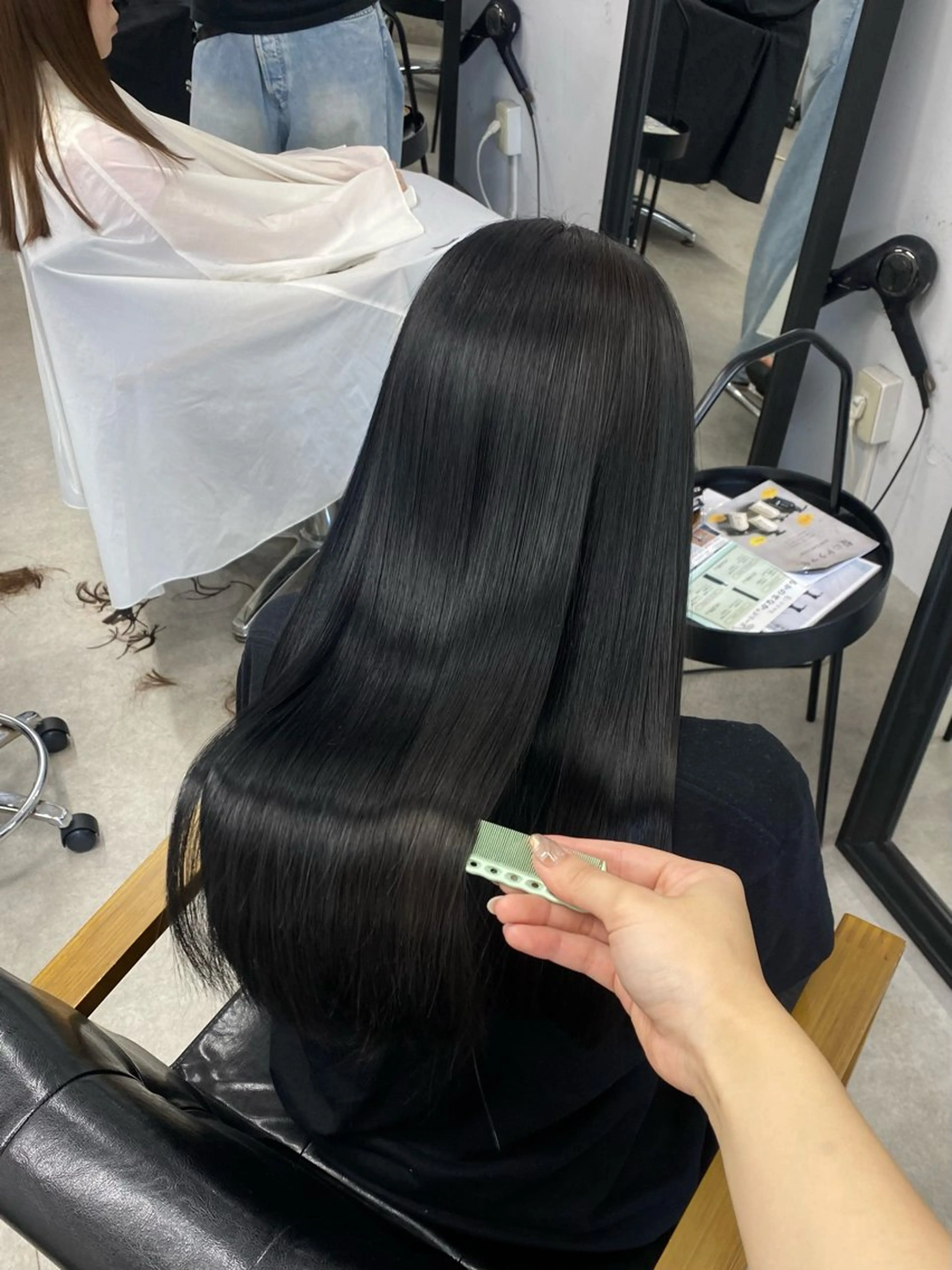 ロング 縮毛矯正 トリートメント 太田 すず香のヘアスタイル