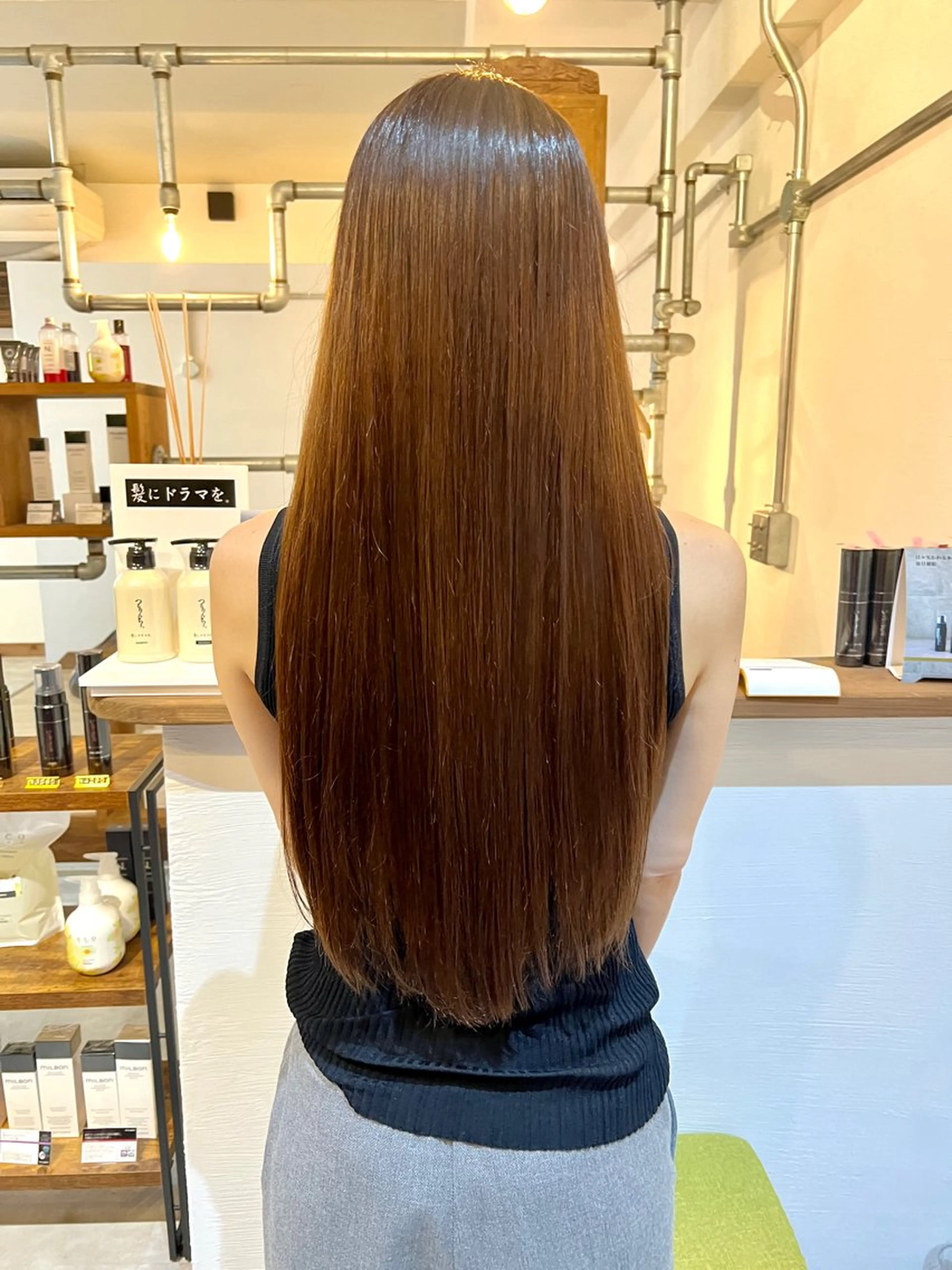 ロング Jyue-ru／北谷 /縮毛矯正/髪質改善のヘアスタイル