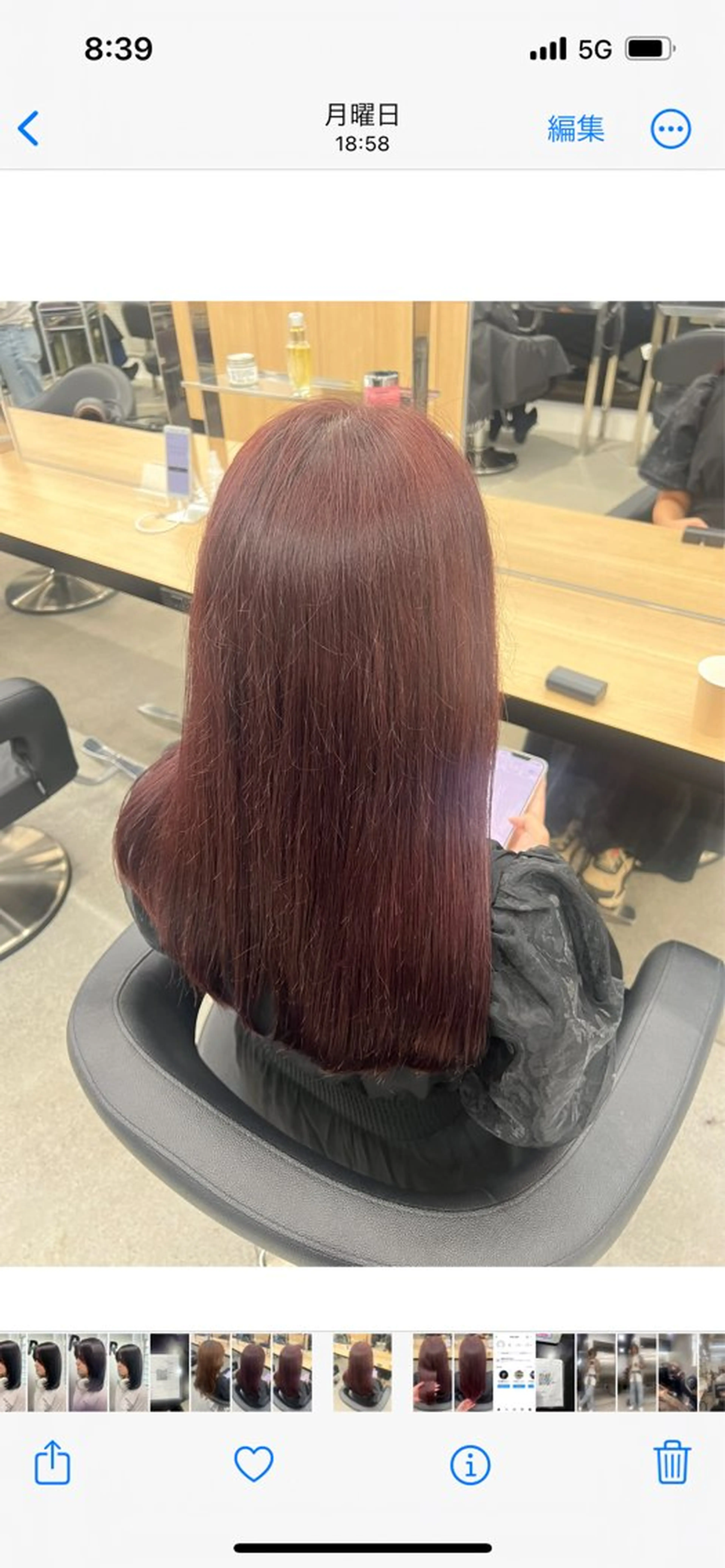 ロング カラー ヘアカラー 💗愛され暖色💗 ピンク/レッド💗のヘアスタイル