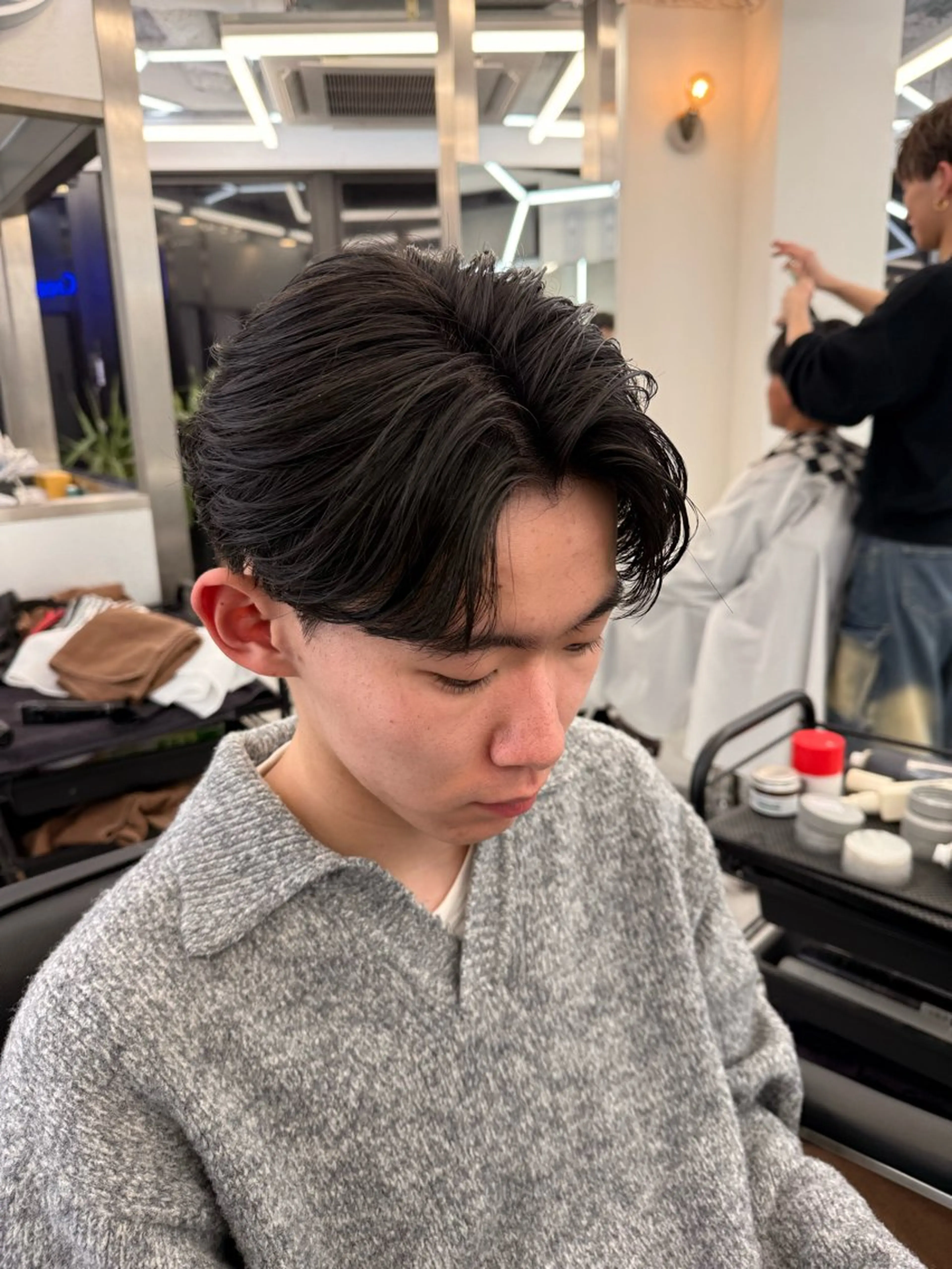 🍏まもなく終了‼️特別価格🍏色気爆増‼️センターパートカットの写真