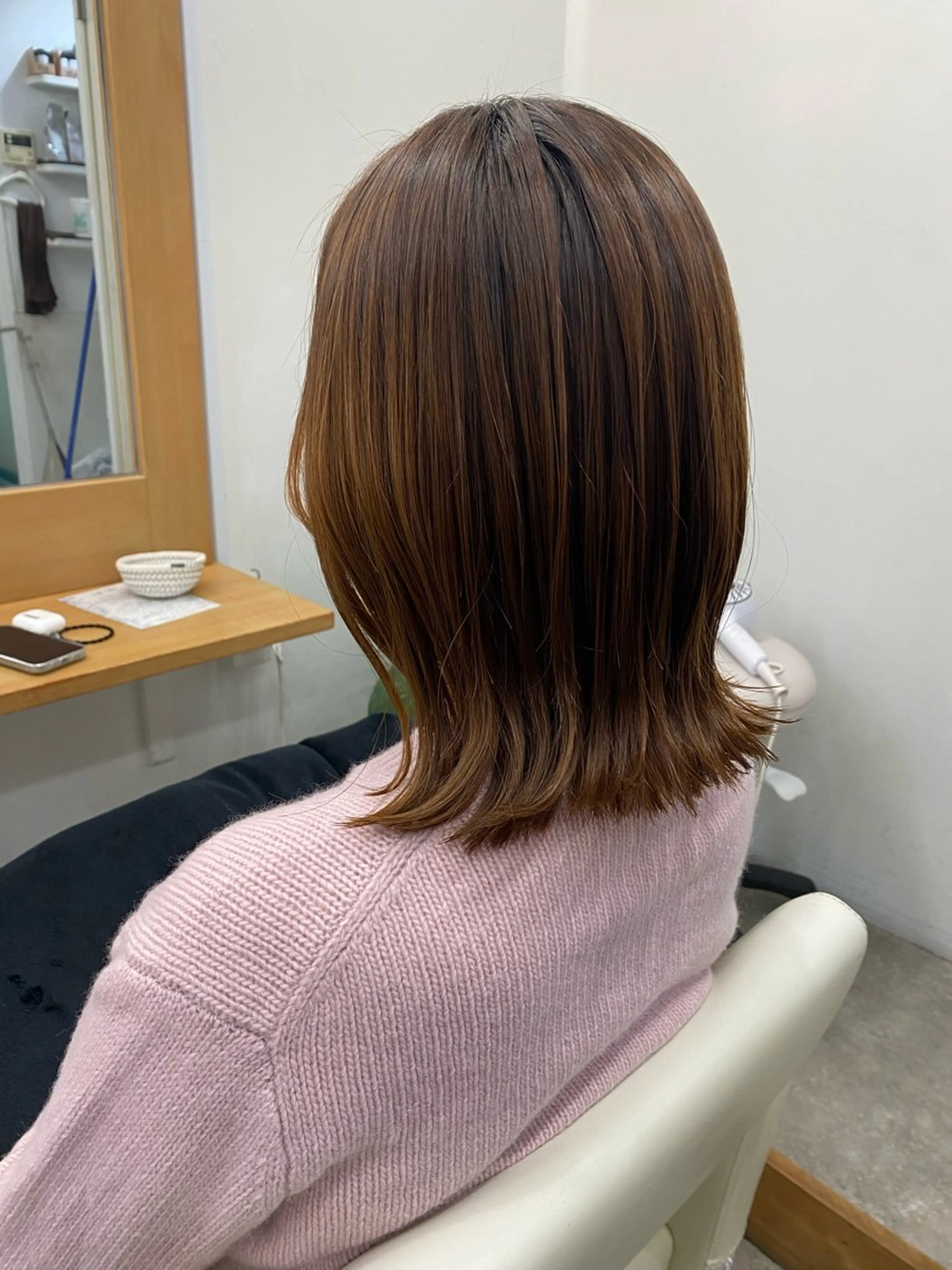 カラー ブラウンカラー 大内 良斗のヘアスタイル