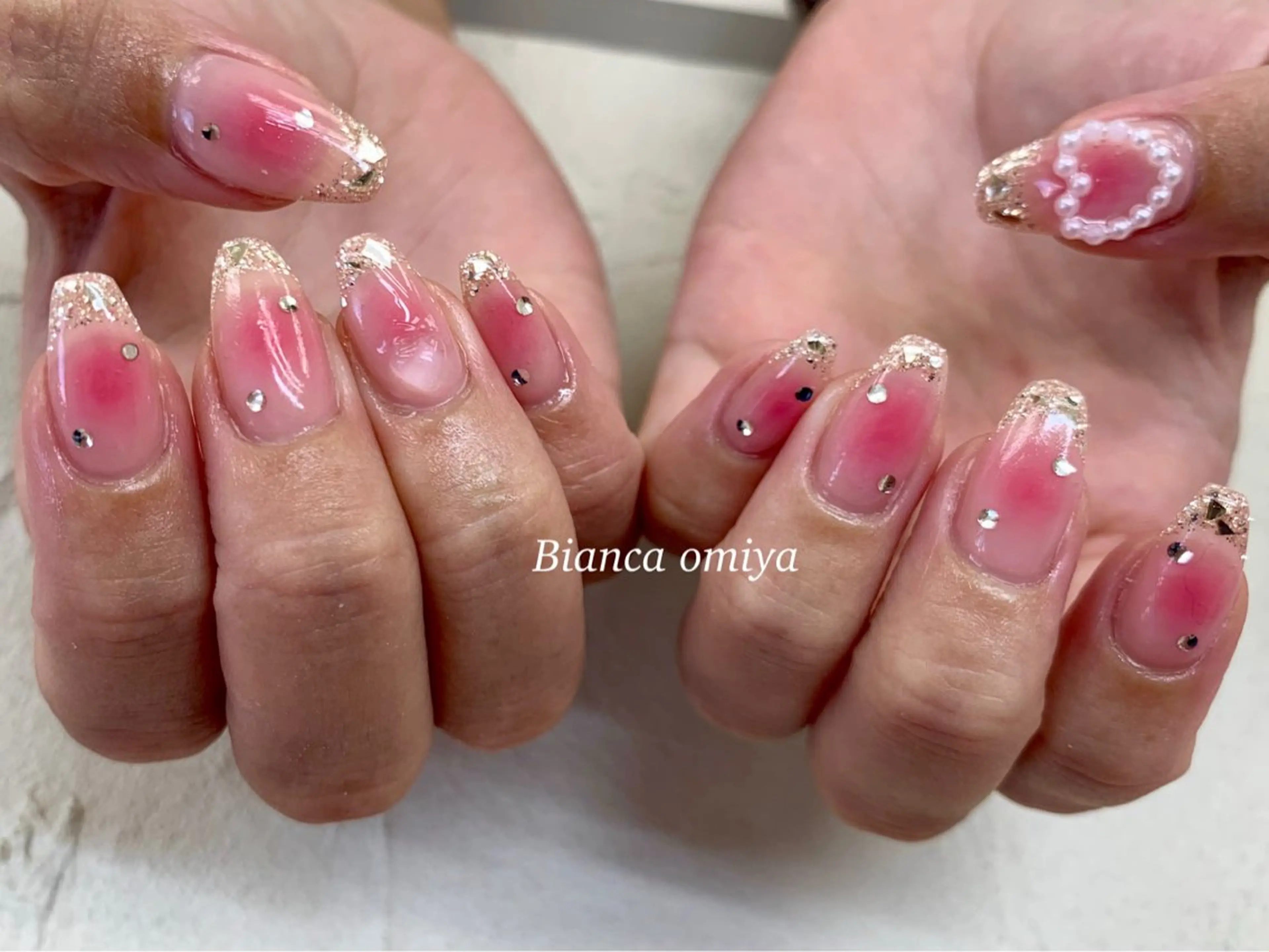 ネイル Bianca大宮 katoᕱ⑅ᕱﾞのネイルデザイン
