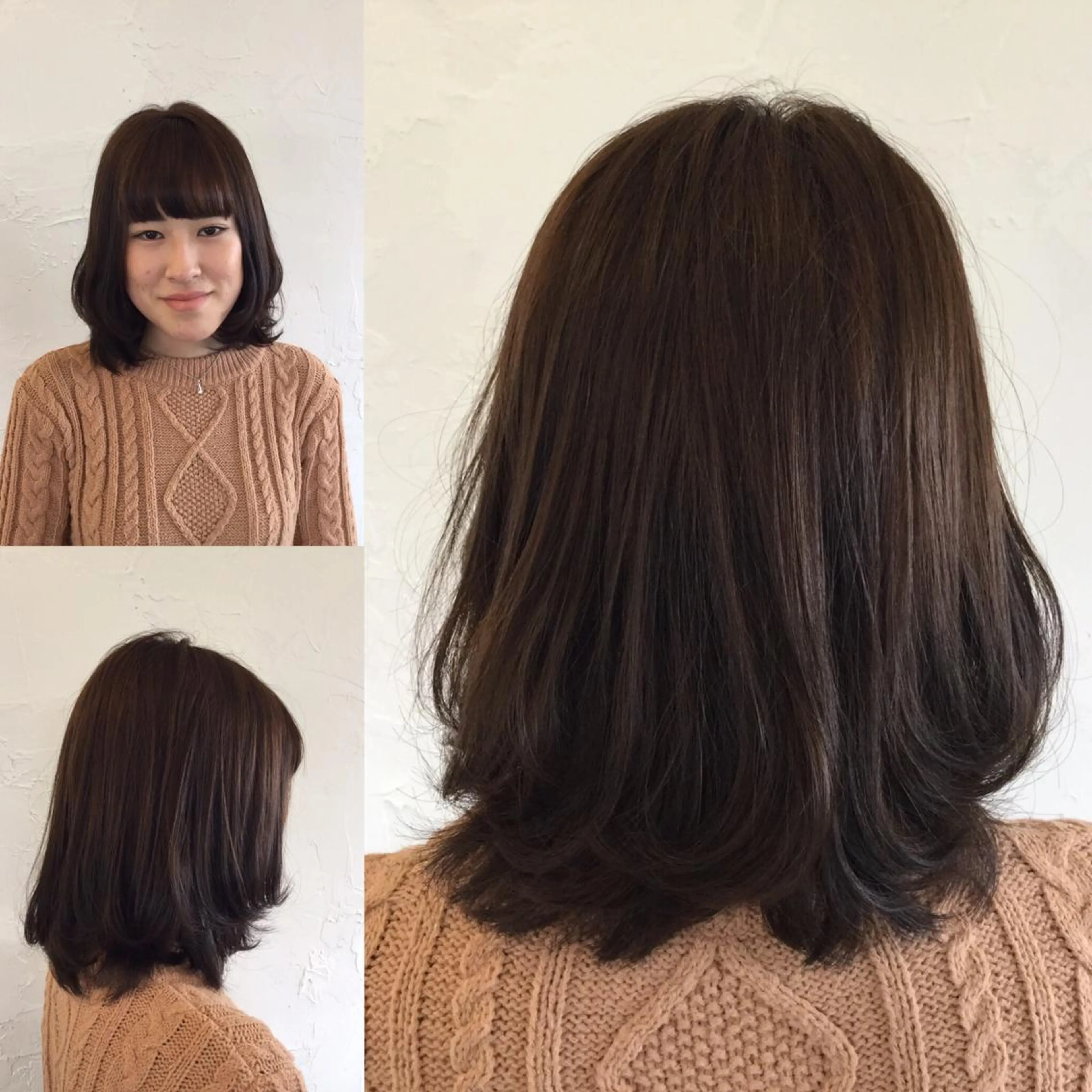 ミディアム カラー ヘアアレンジ Add9 久保田 陽代のヘアスタイル