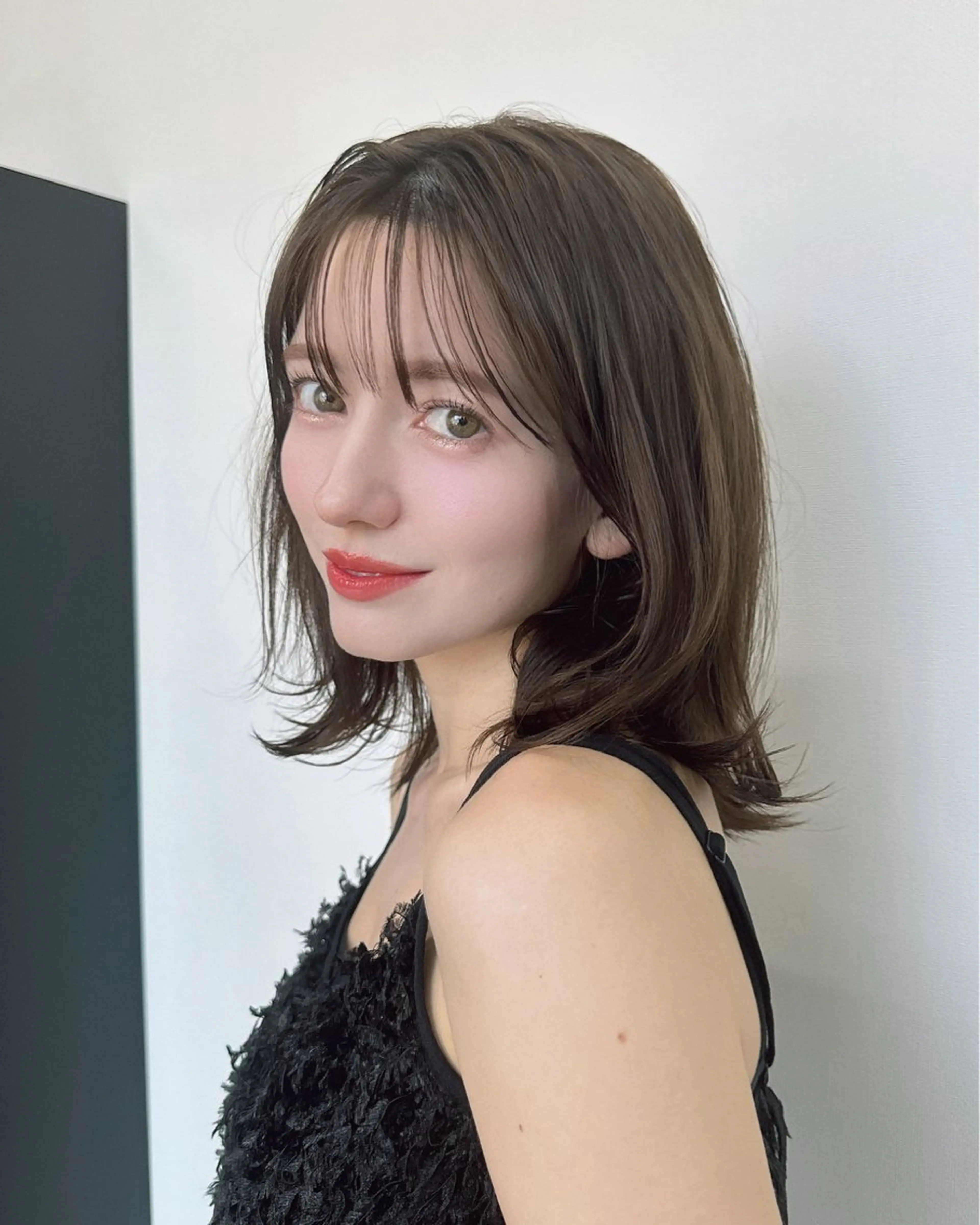 ミディアム 韓国ヘア/美髪矯正/ Haruna🦋のヘアスタイル