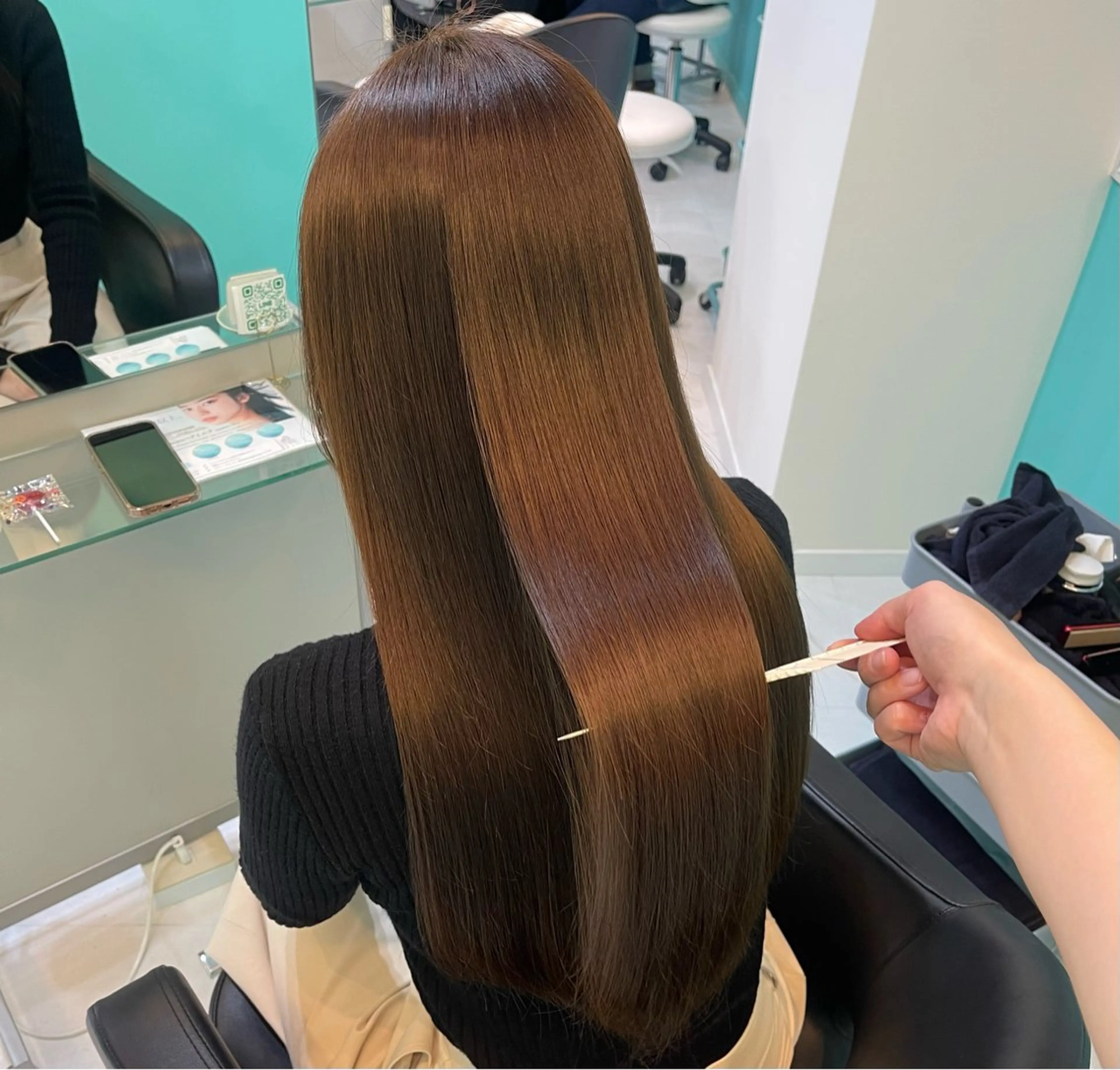 ロング カラー トリートメント mana/ブリーチ/ ヘアセット/メンズのヘアスタイル