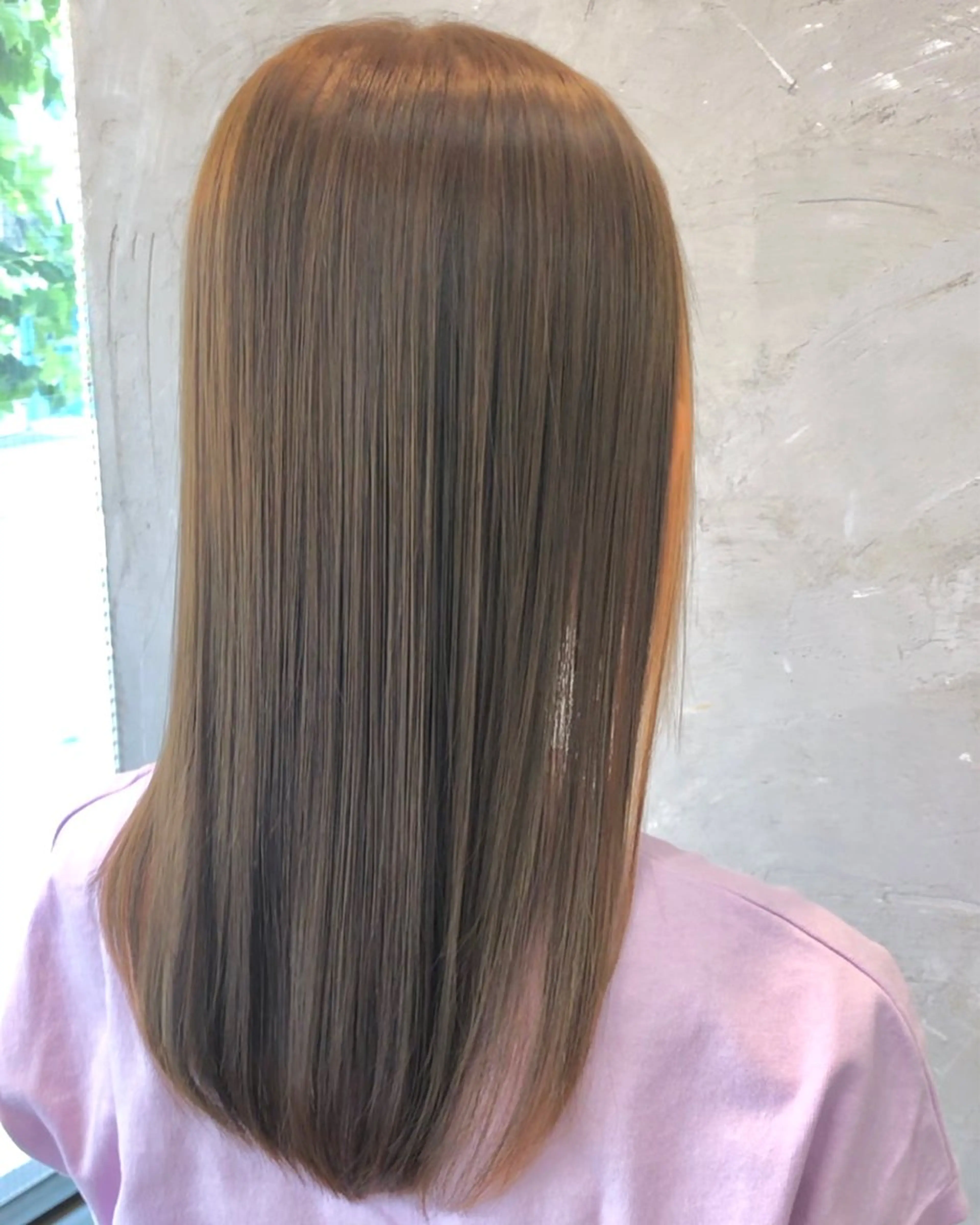 セミロング カラー カット ヘアカラー トリートメント 宮崎 智也のヘアスタイル