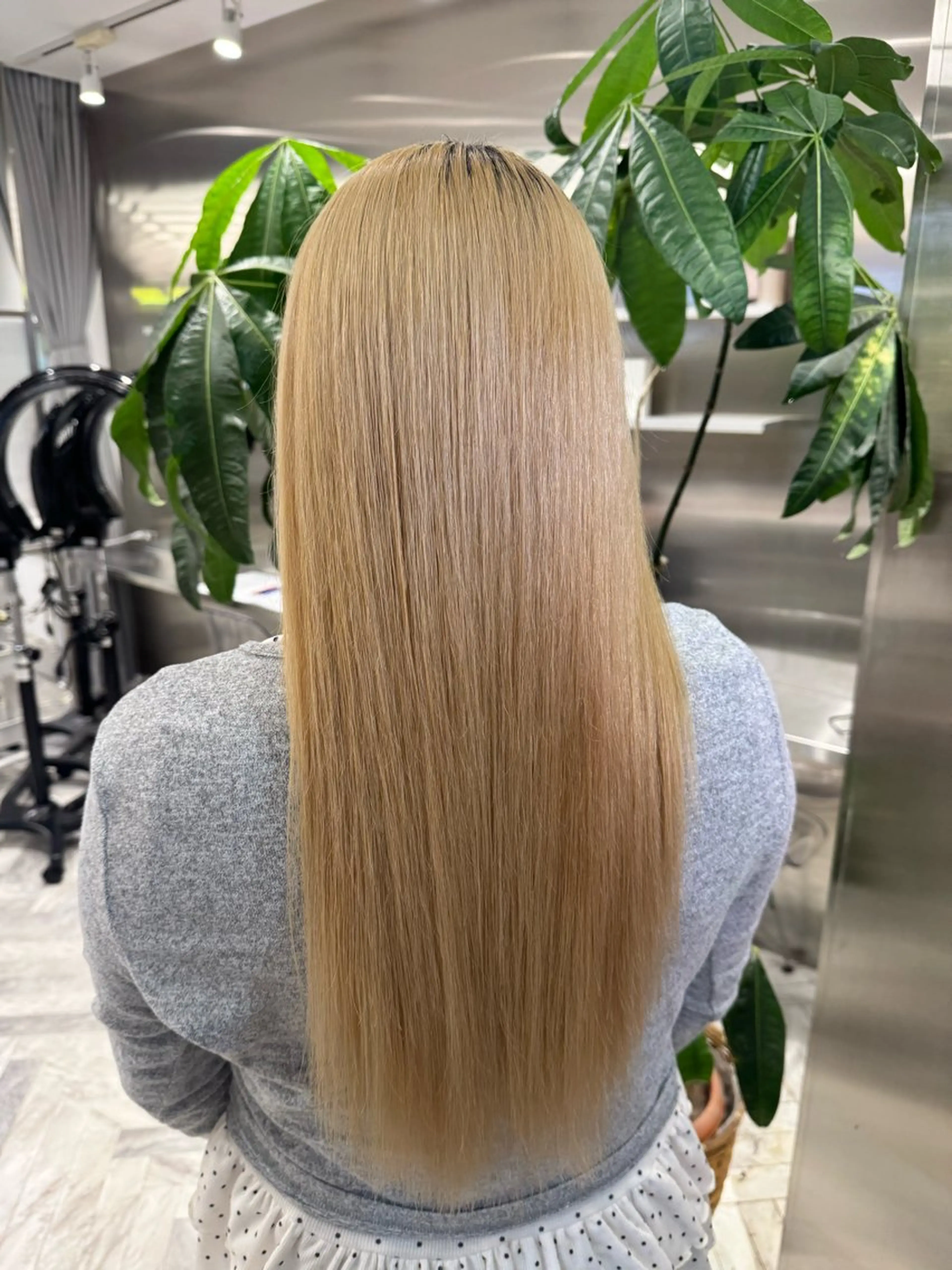 ロング 髪質改善 ロング トリートメント トリートメント ハイトーンカラー/ ゆい🌟のヘアスタイル