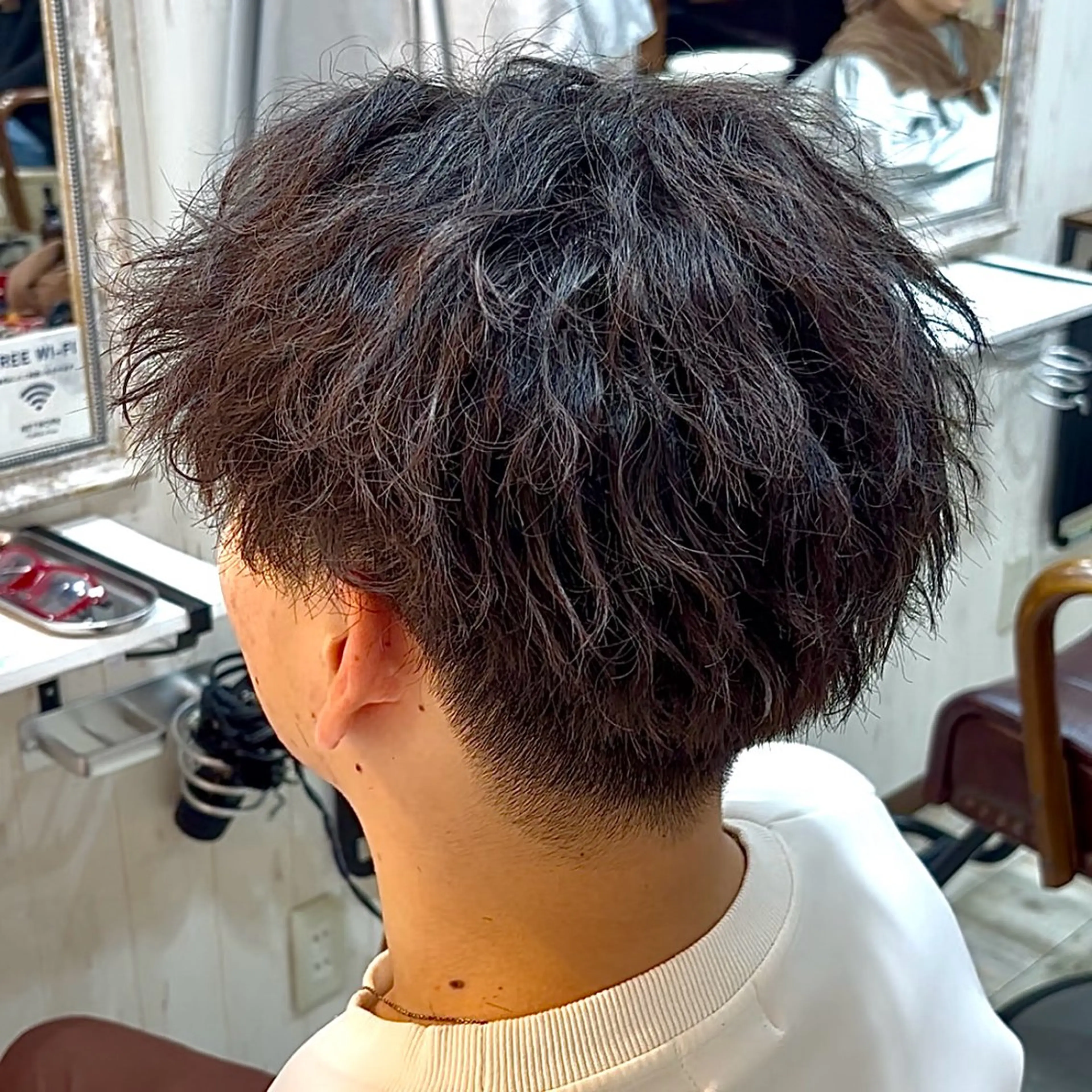 ショート パーマ メンズ メンズパーマ 💥桜木町メンズ専門 💥ルキのヘアスタイル