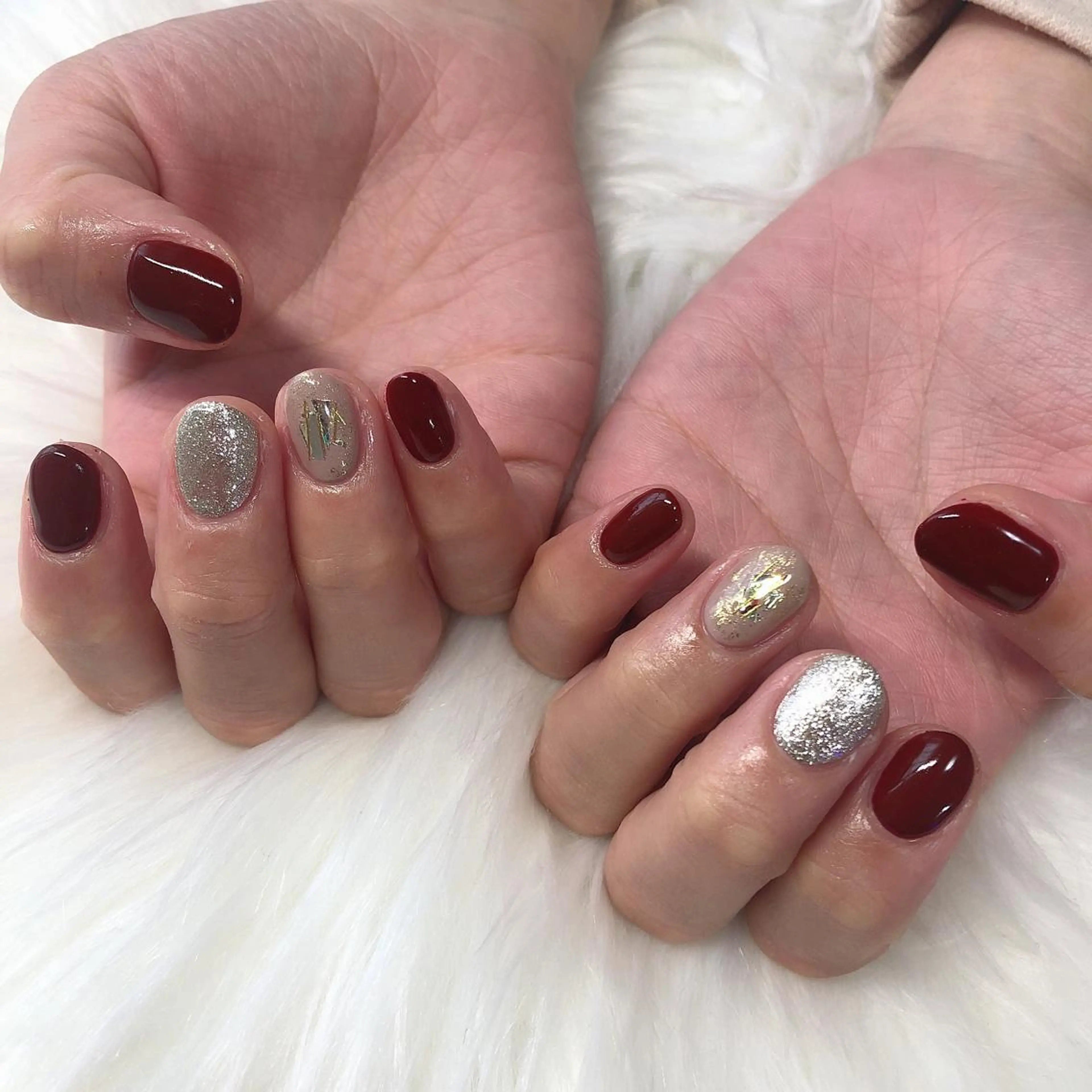 ネイル ハンドネイル 西岡 杏のネイルデザイン