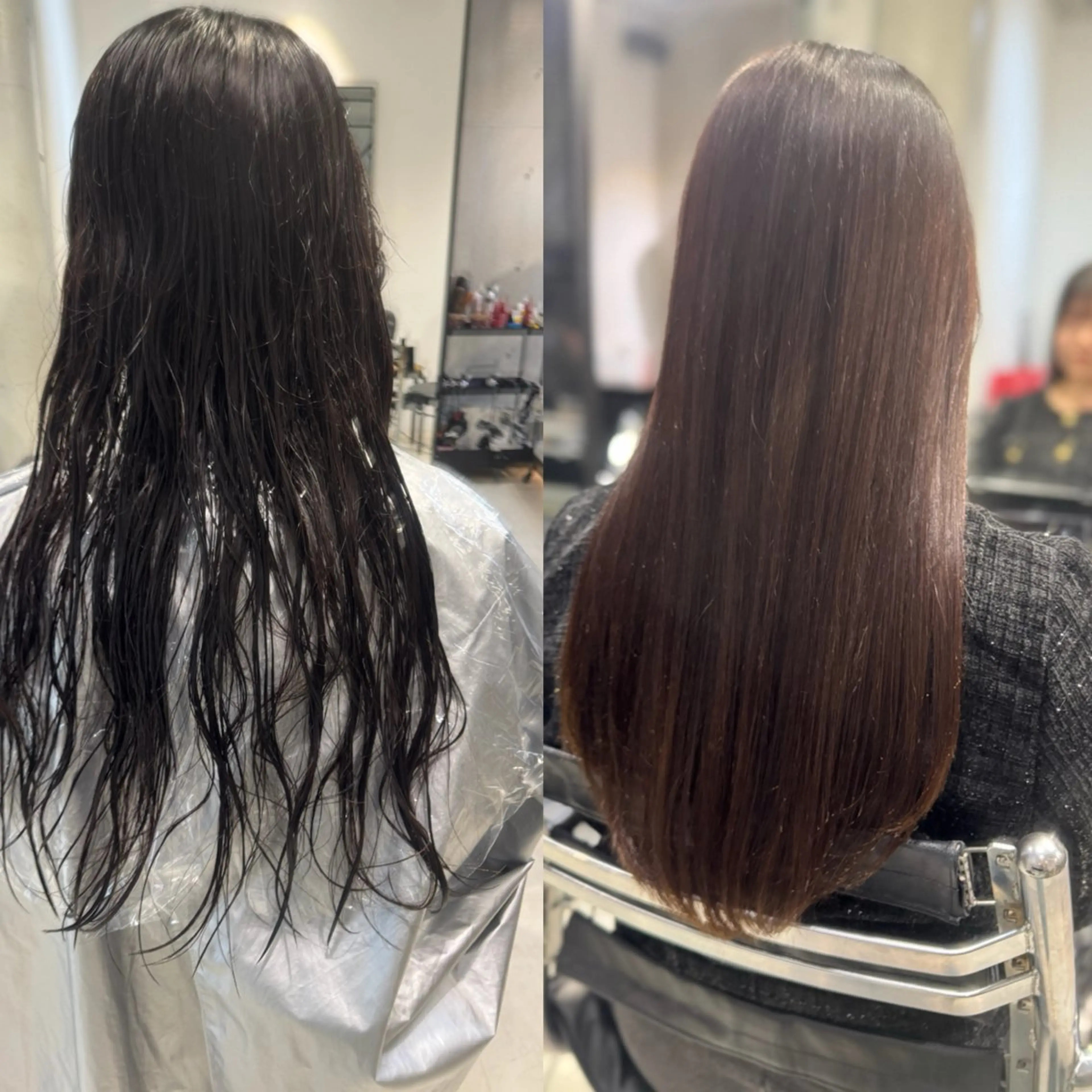 ロング カラー パーマ ヘアアレンジ カット ヘアカラー 縮毛矯正 トリートメント ヘアセット 透明感/オリーブ/ グレージュ/YUKAのヘアスタイル