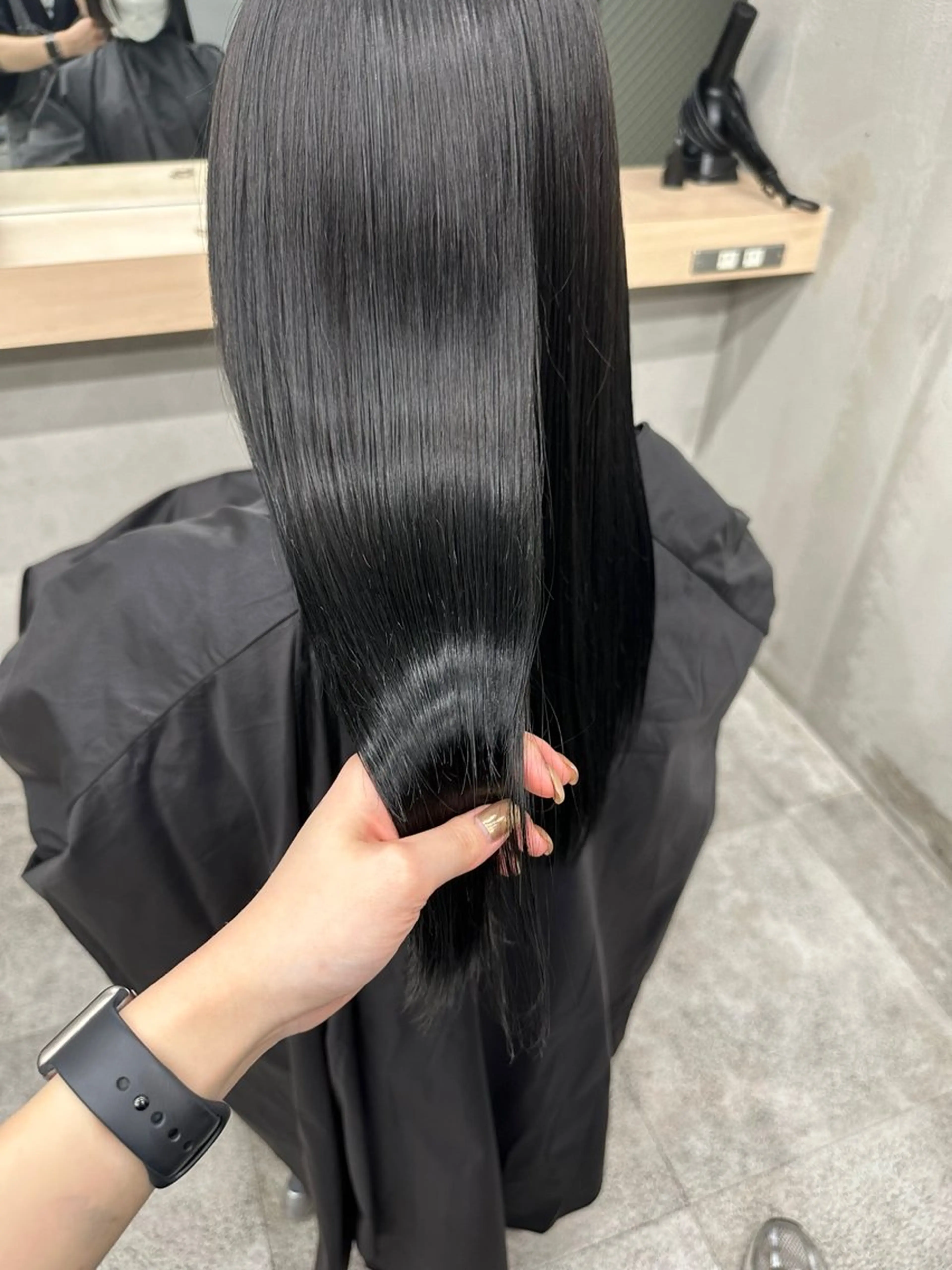 セミロング カット ヘアカラー 髪質改善/美髪矯正/ 小顔ボブNANAのヘアスタイル