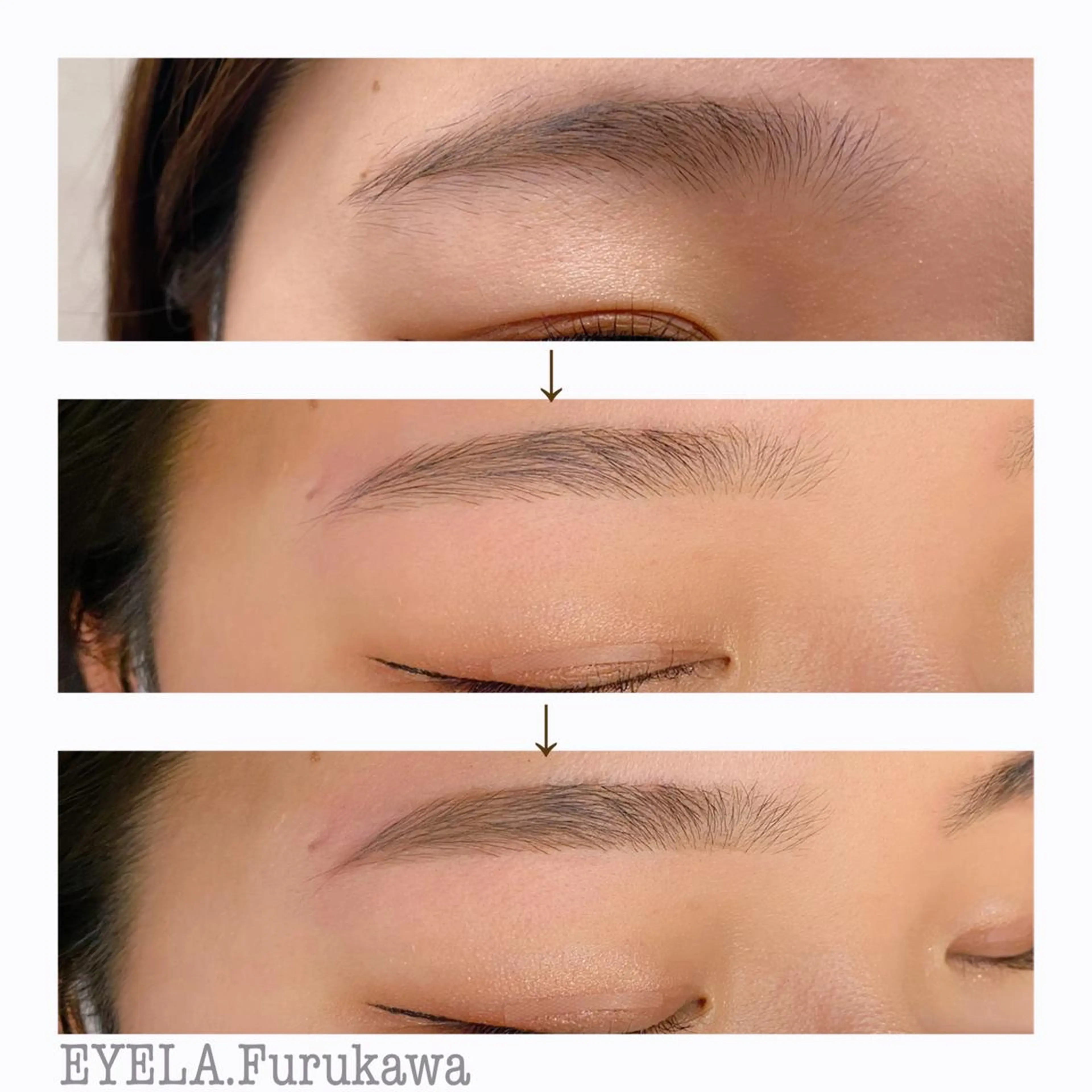 アイブロウ EYELA甲府昭和 furukawaのマツエク・マツパデザイン