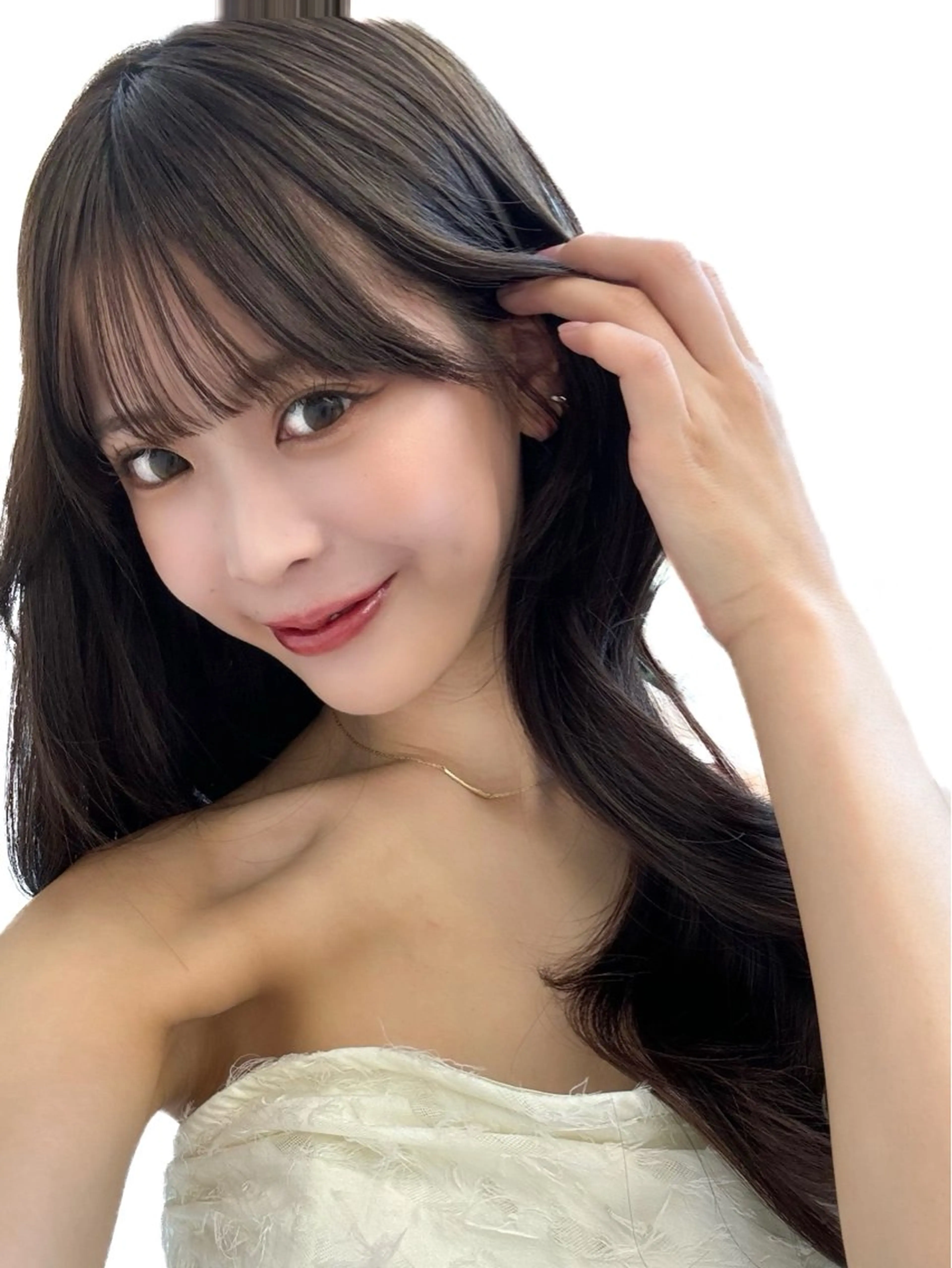 セミロング 映える顔まわり/前髪 特化 💗 ユキマのヘアスタイル