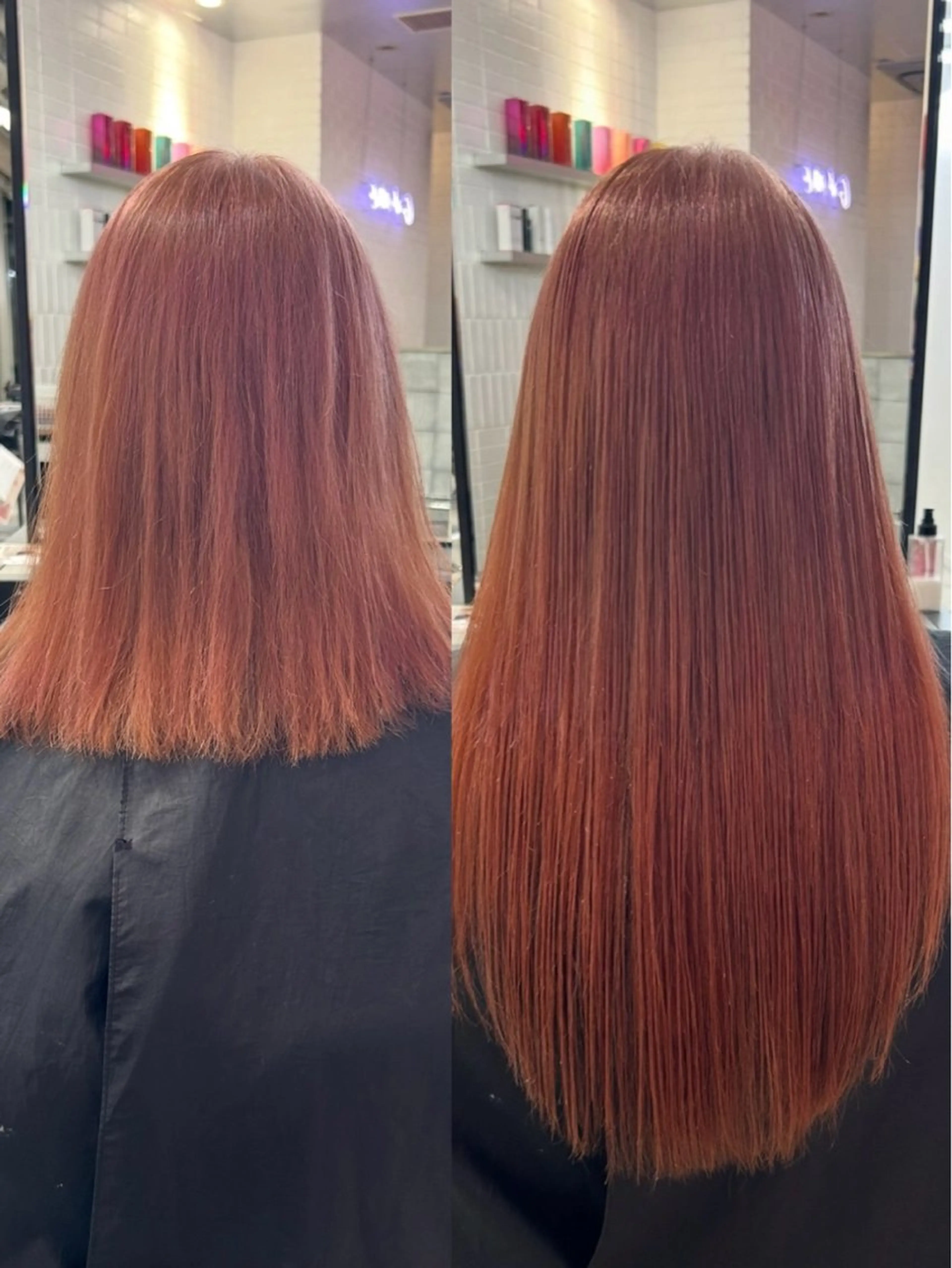 ショート ボブ エクステ 外国人風カラー レイヤーカット ショートヘア ヘアカラー エクステ MiRI💜地毛級 エクステ✖似合わせ技のヘアスタイル