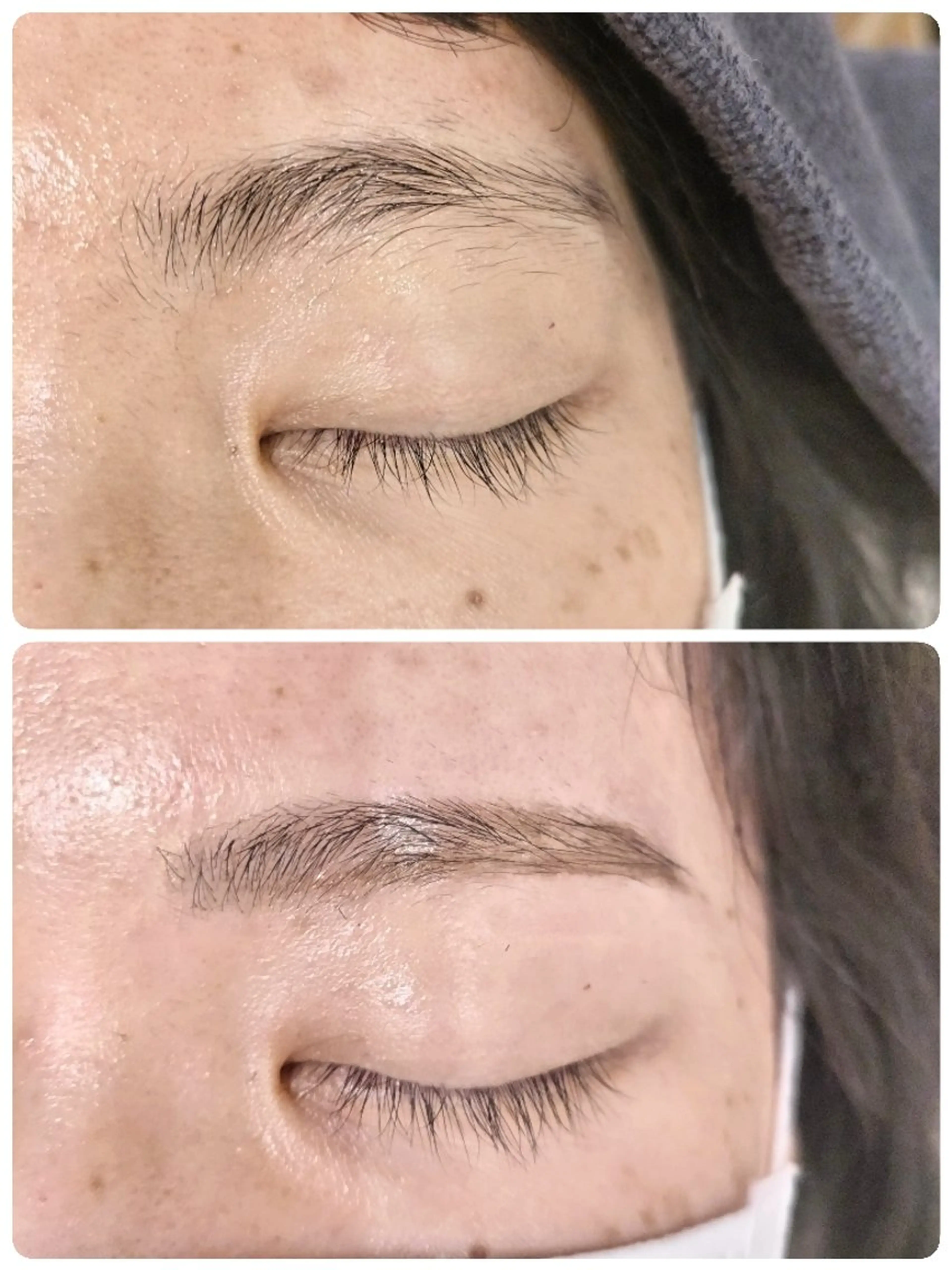 アイブロウ 眉毛ワックス脱毛 松下 奈津子のマツエク・マツパデザイン