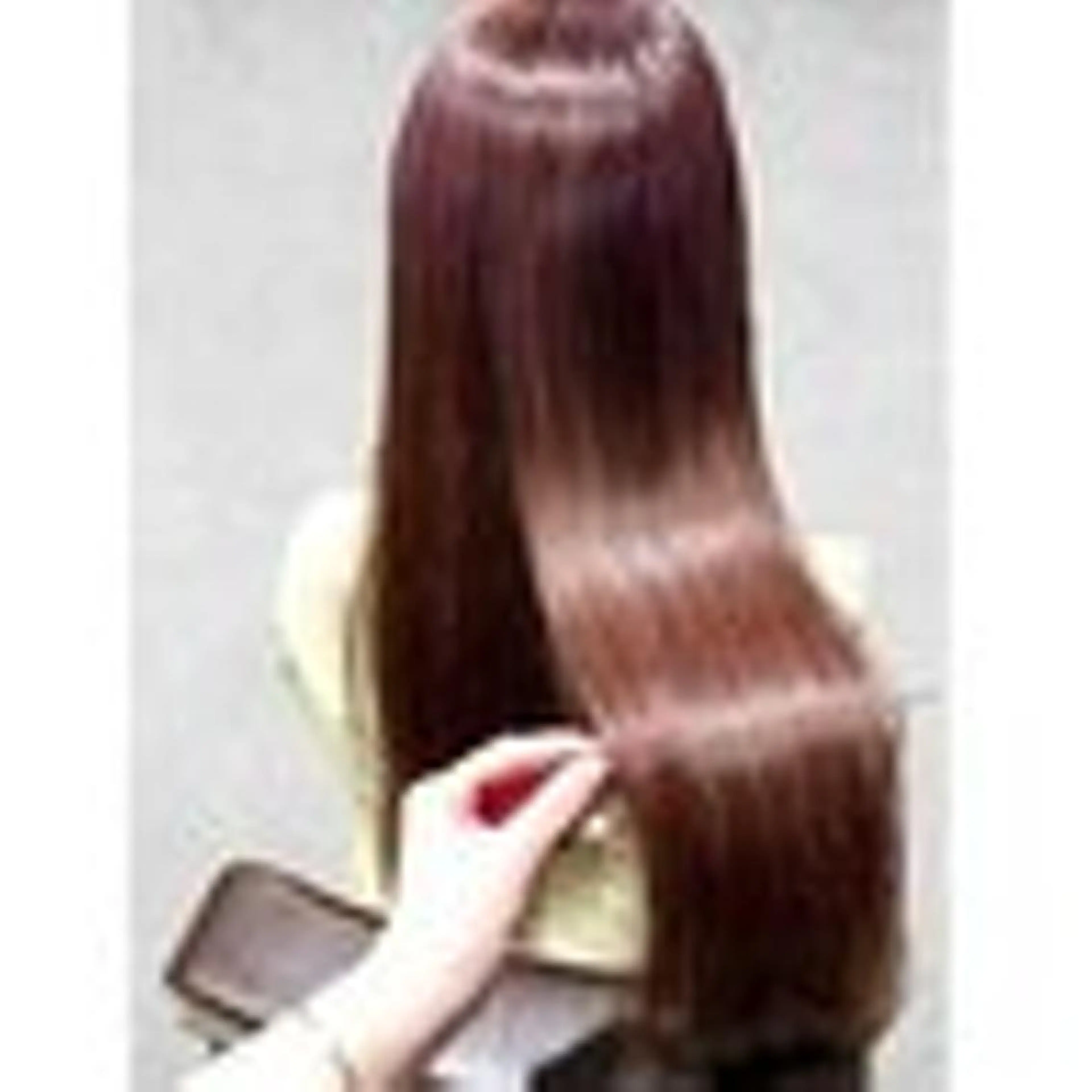 ロング カット 縮毛矯正 WATANABE Rimのヘアスタイル