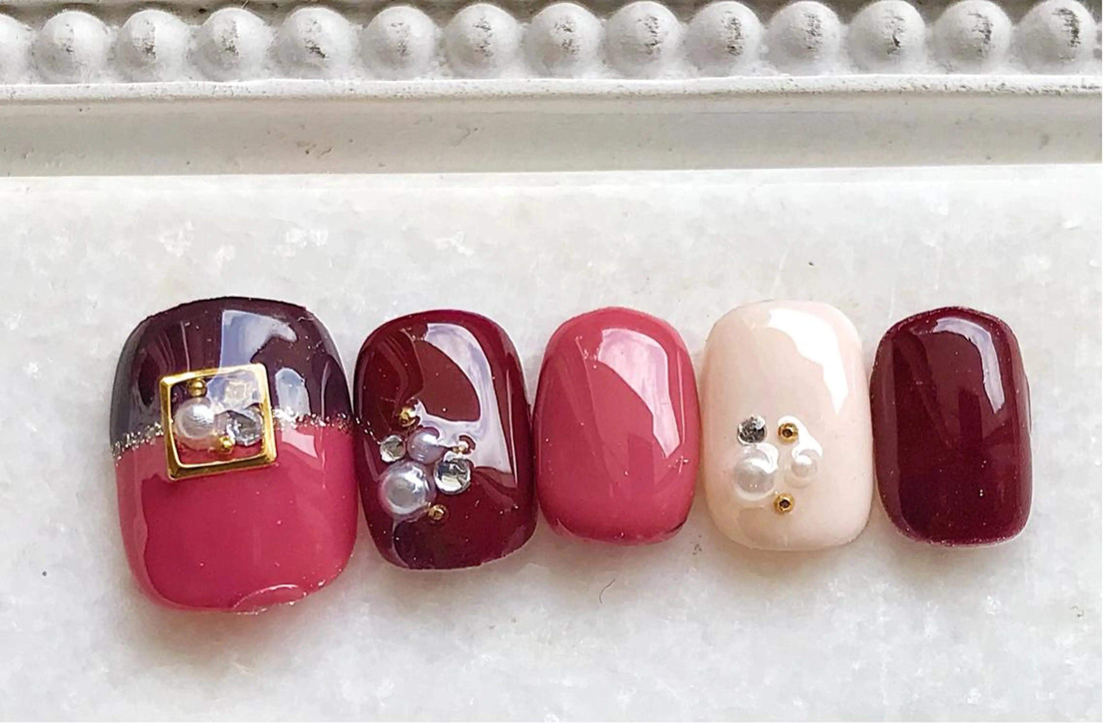 ネイル フットネイル ジェルネイル パラジェル Satomi  のネイルデザイン