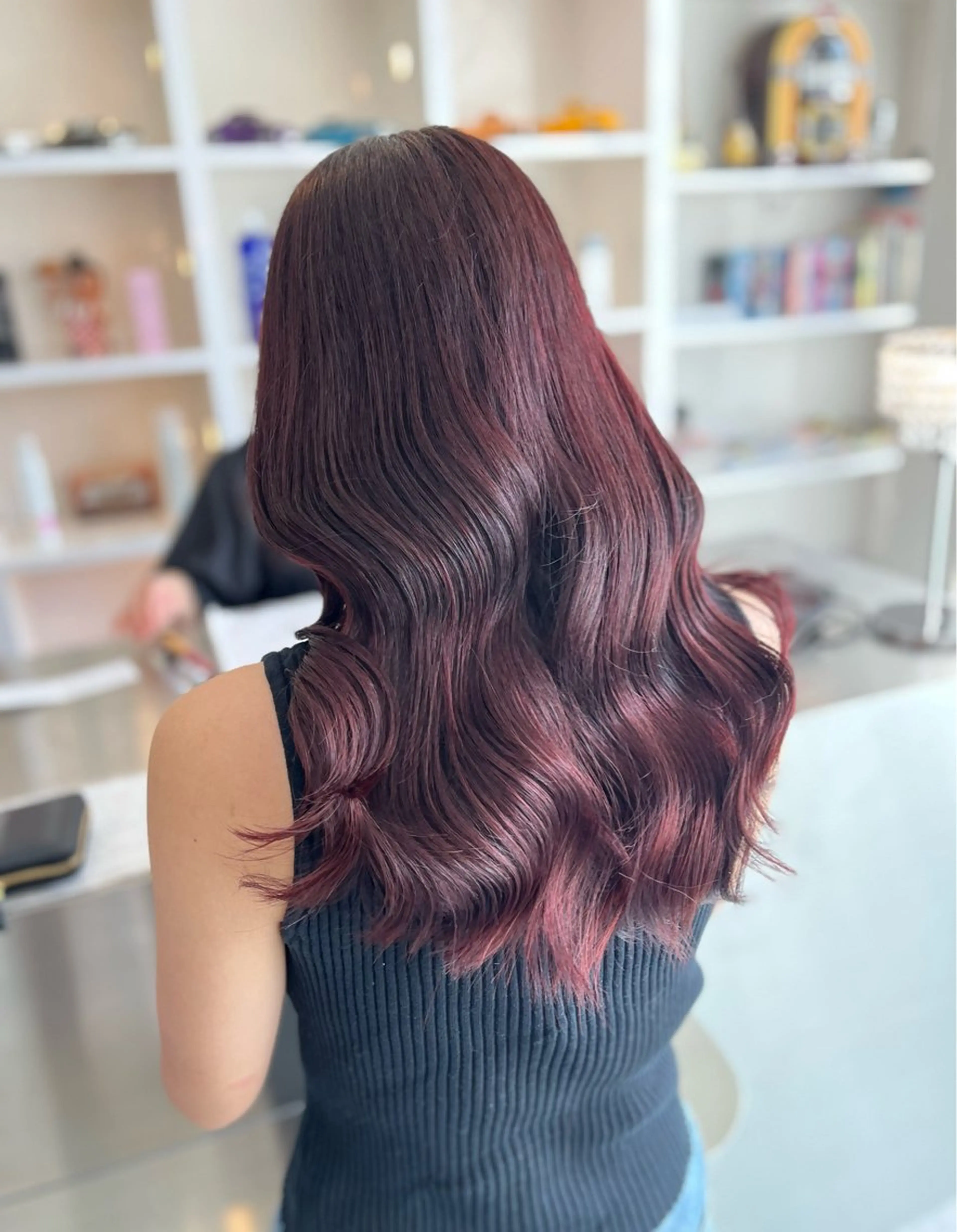 ロング カラー カット ヘアカラー TaNa. 笑南(えみな)のヘアスタイル