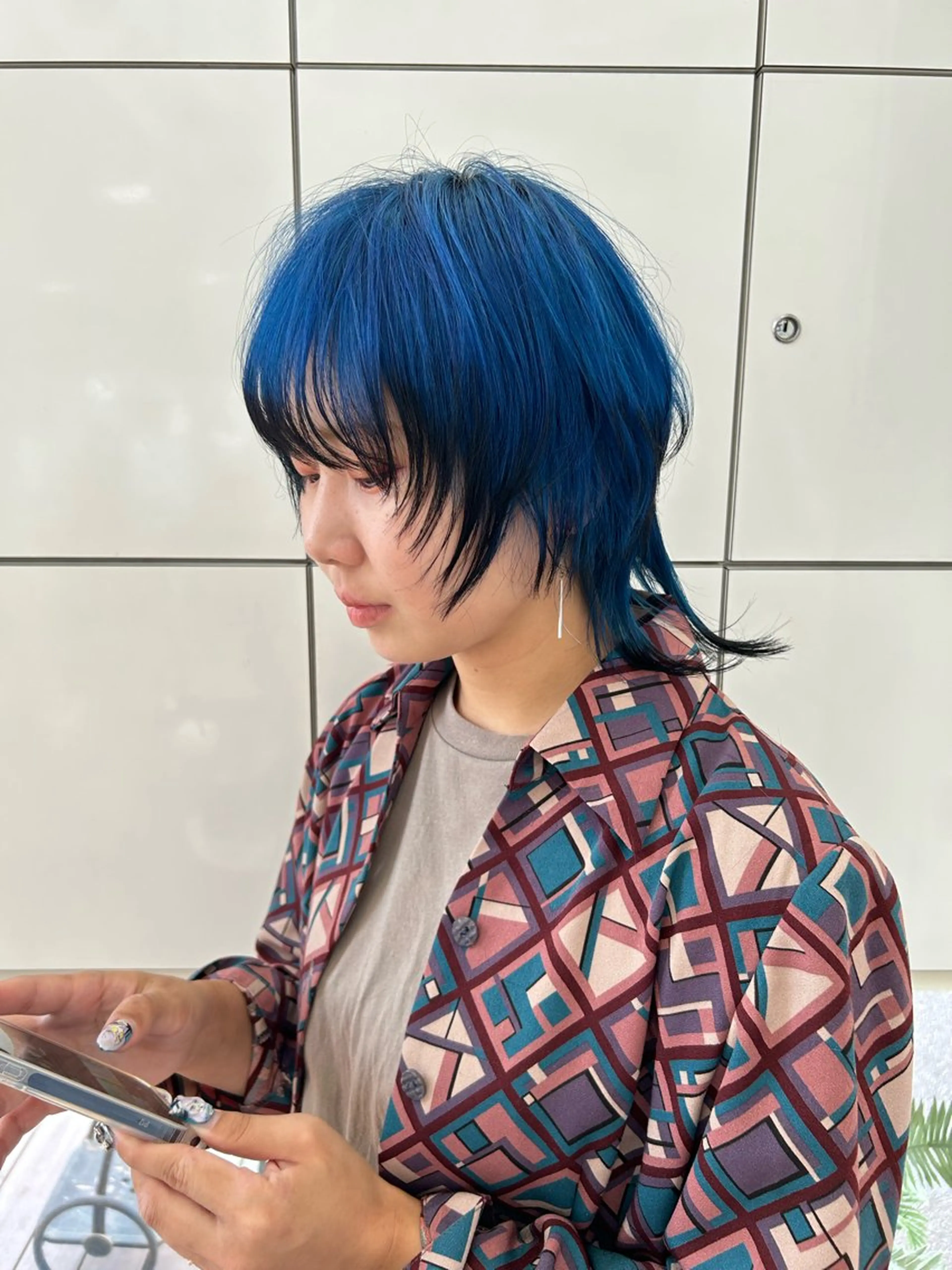 ミディアム 顔まわりレイヤー レイヤーカット メンズ特化 kazukiのヘアスタイル