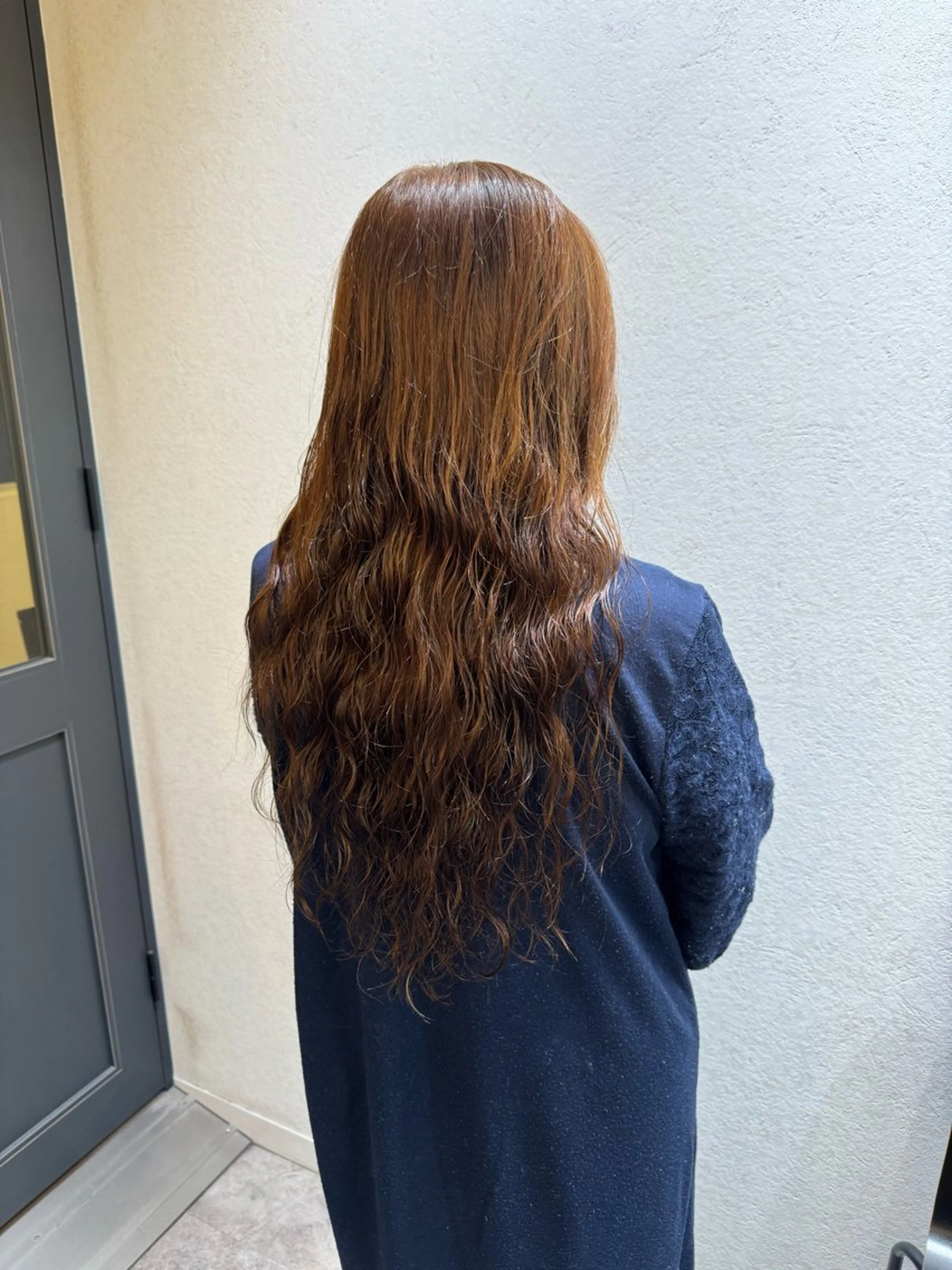 ロング カラー パーマ ヘアカラー パーマ 縮毛矯正/エクステ ヘアアレンジ/ひふみのヘアスタイル