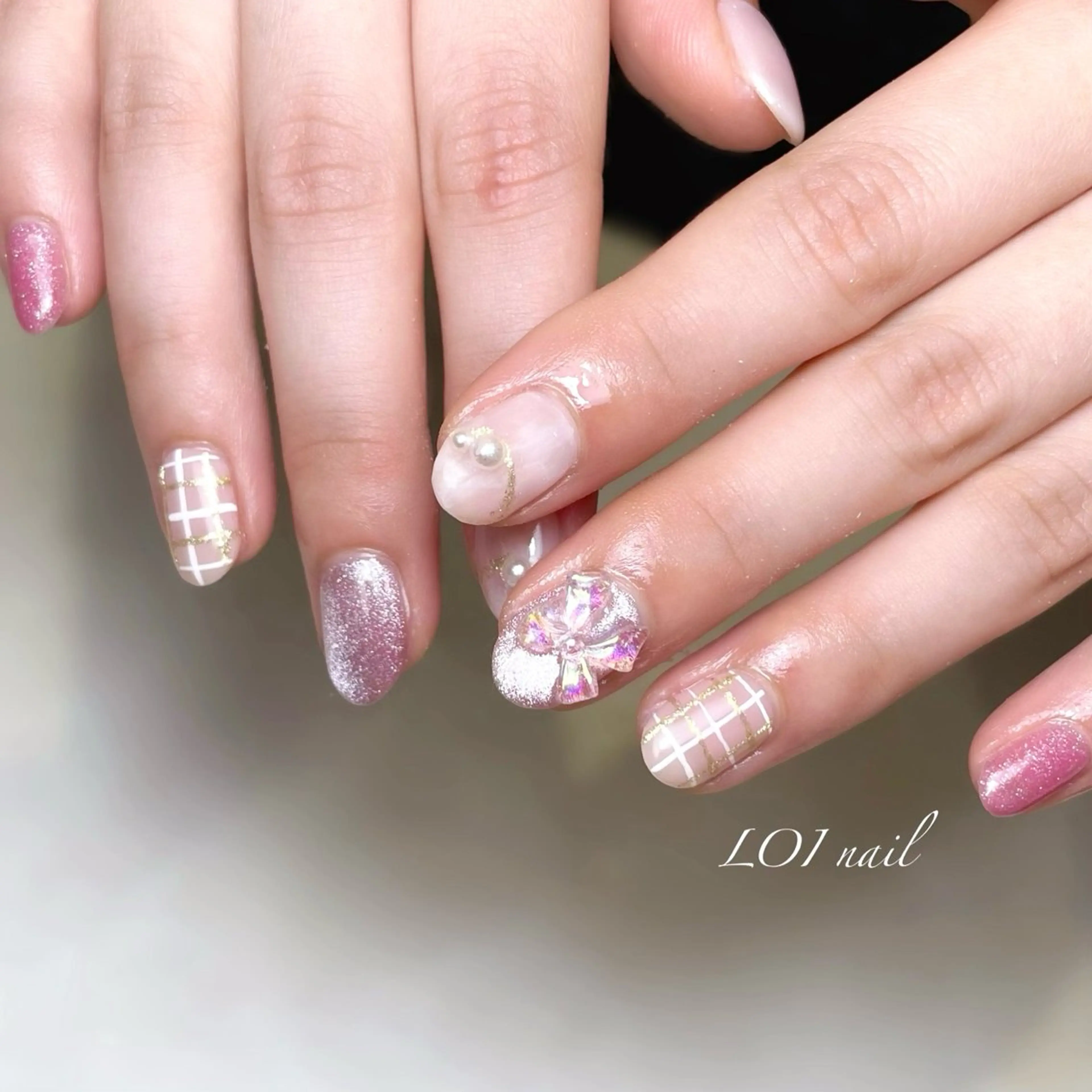 ネイル アートネイル ハンドネイル LOI nail monaのネイルデザイン