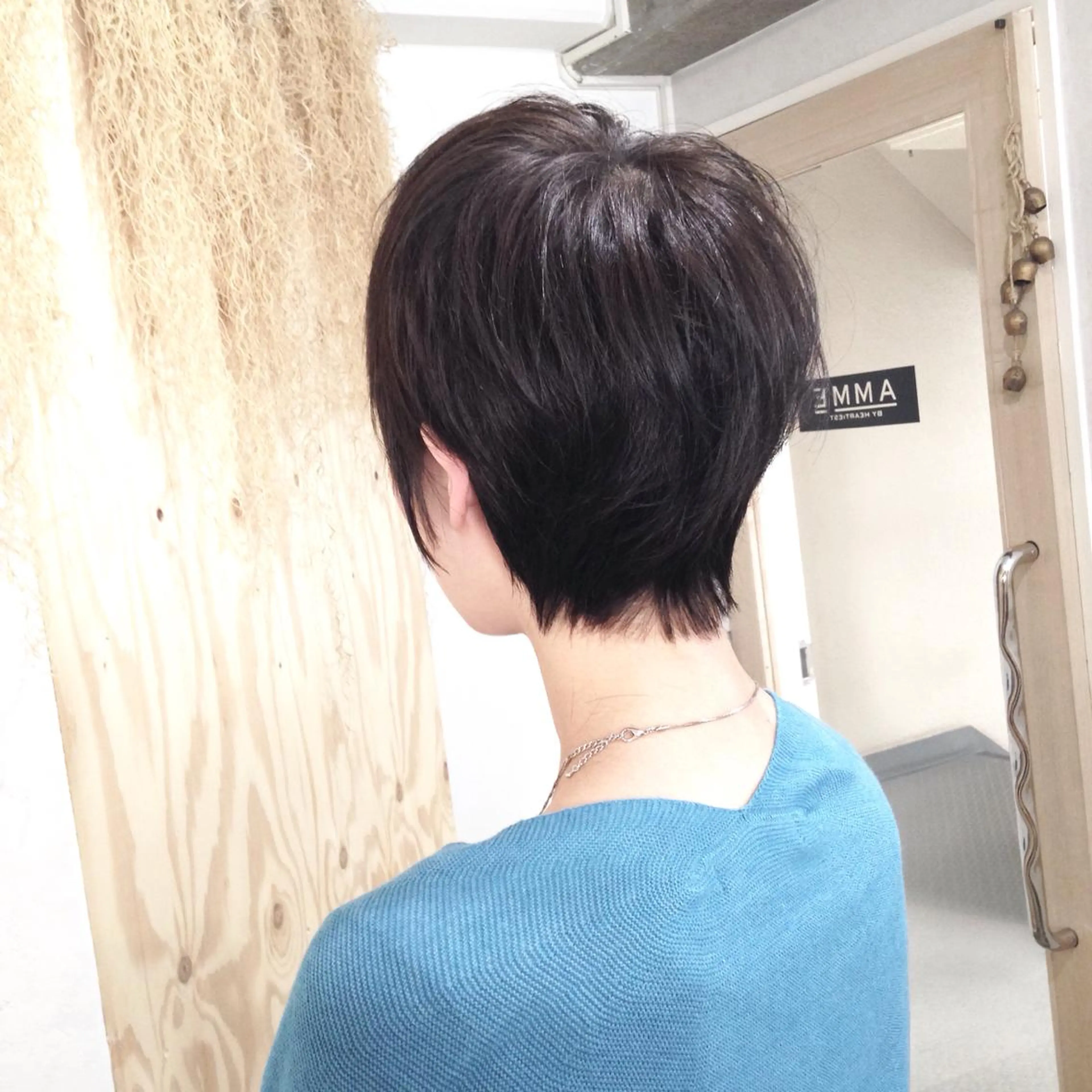 ショート カラー アッシュ ブルーカラー ブルーアッシュ 💎髪質改善💎 デザイナーshinのヘアスタイル