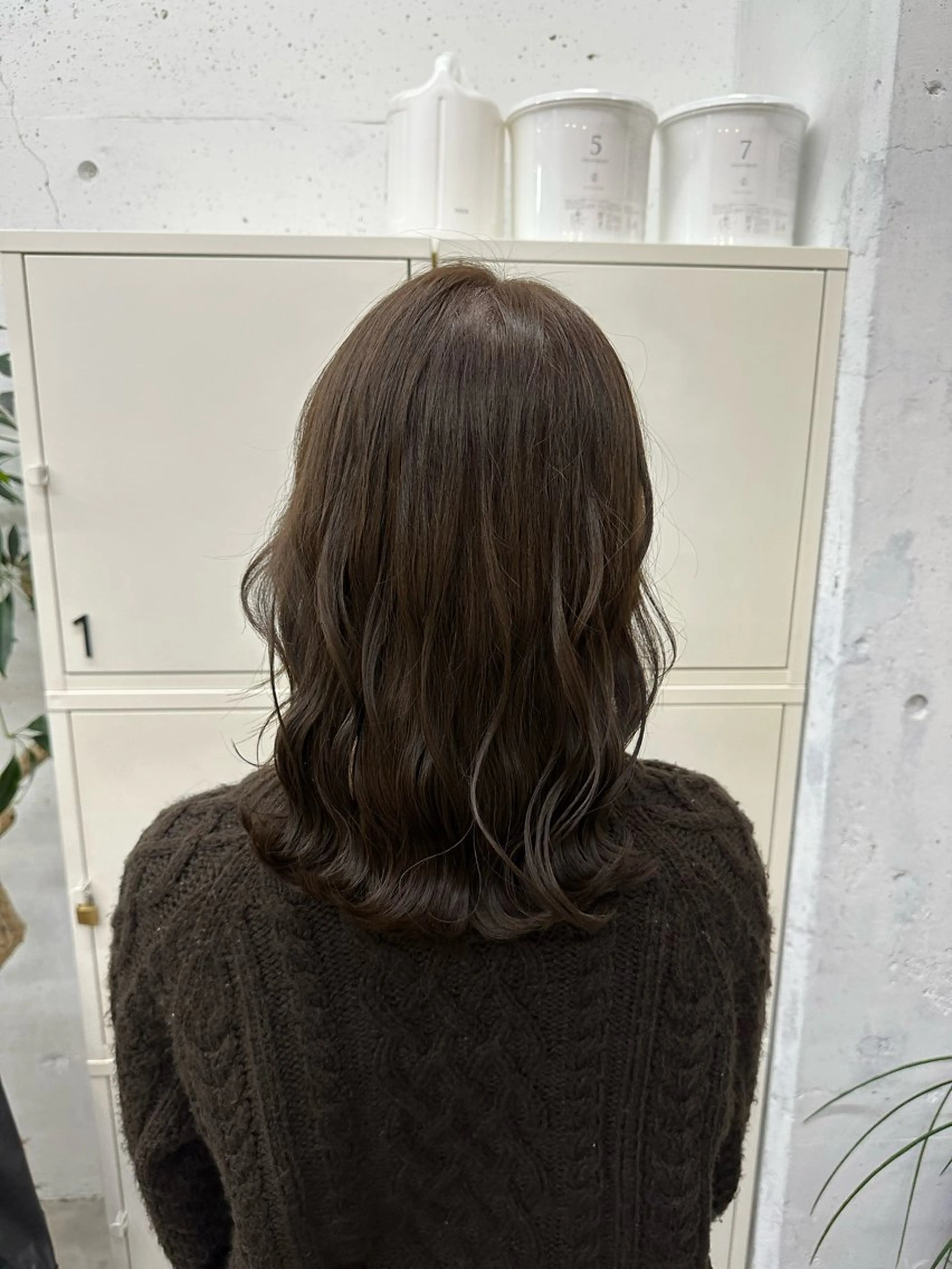 ミディアム ヘアカラー MUKU ひかるのヘアスタイル
