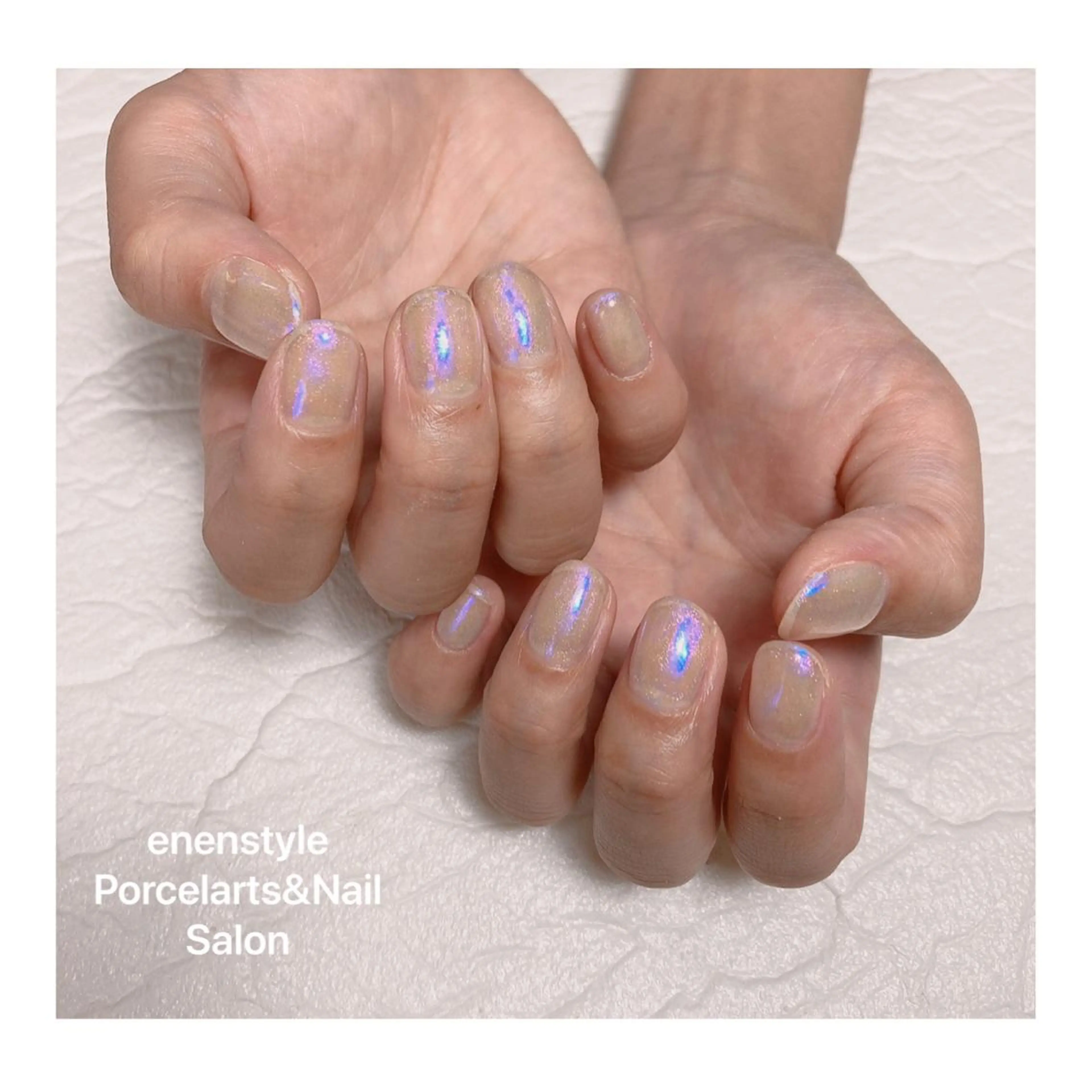 ショート ネイル ハンドネイル 👑enen style👑のネイルデザイン