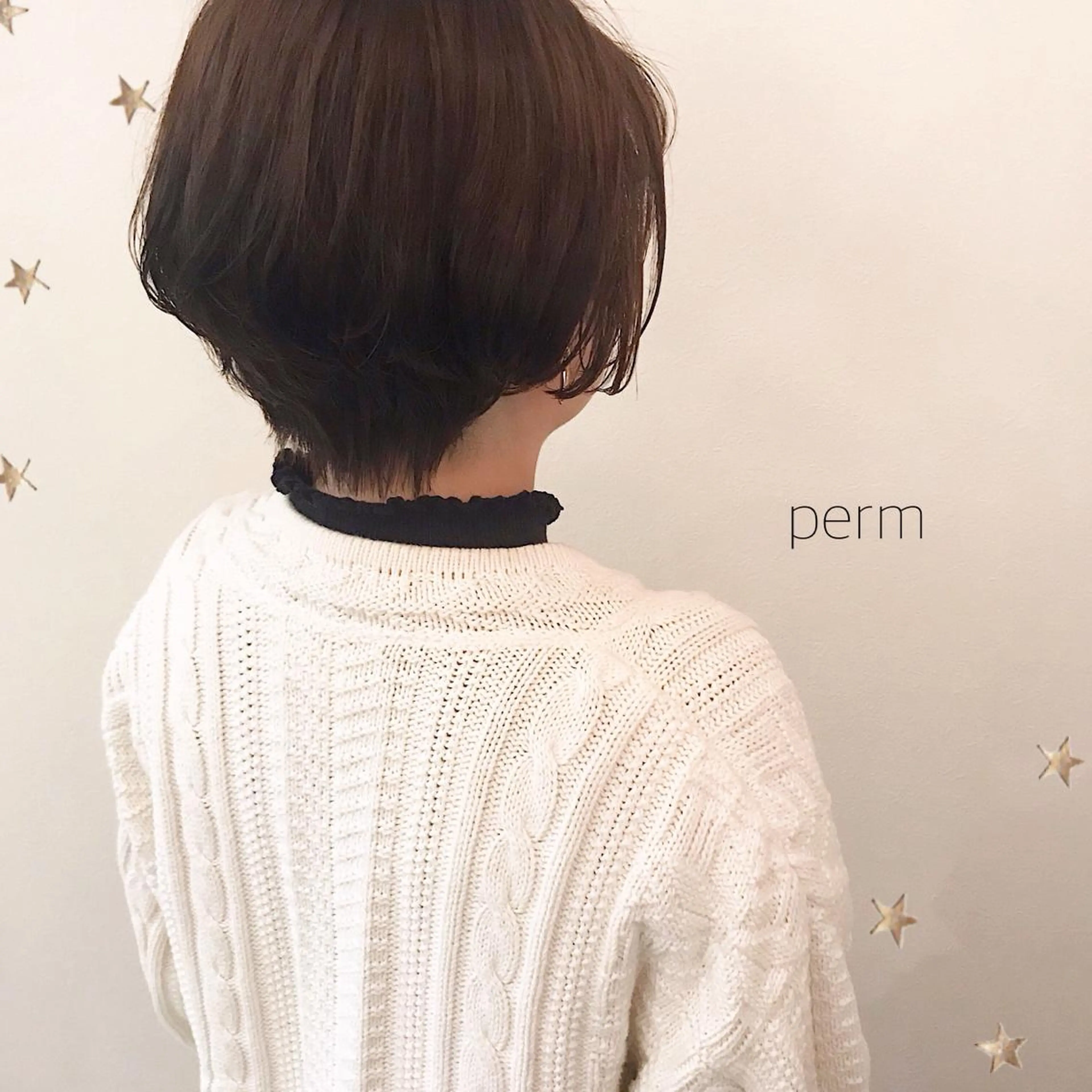 ショート パーマ 市川 千夏のヘアスタイル