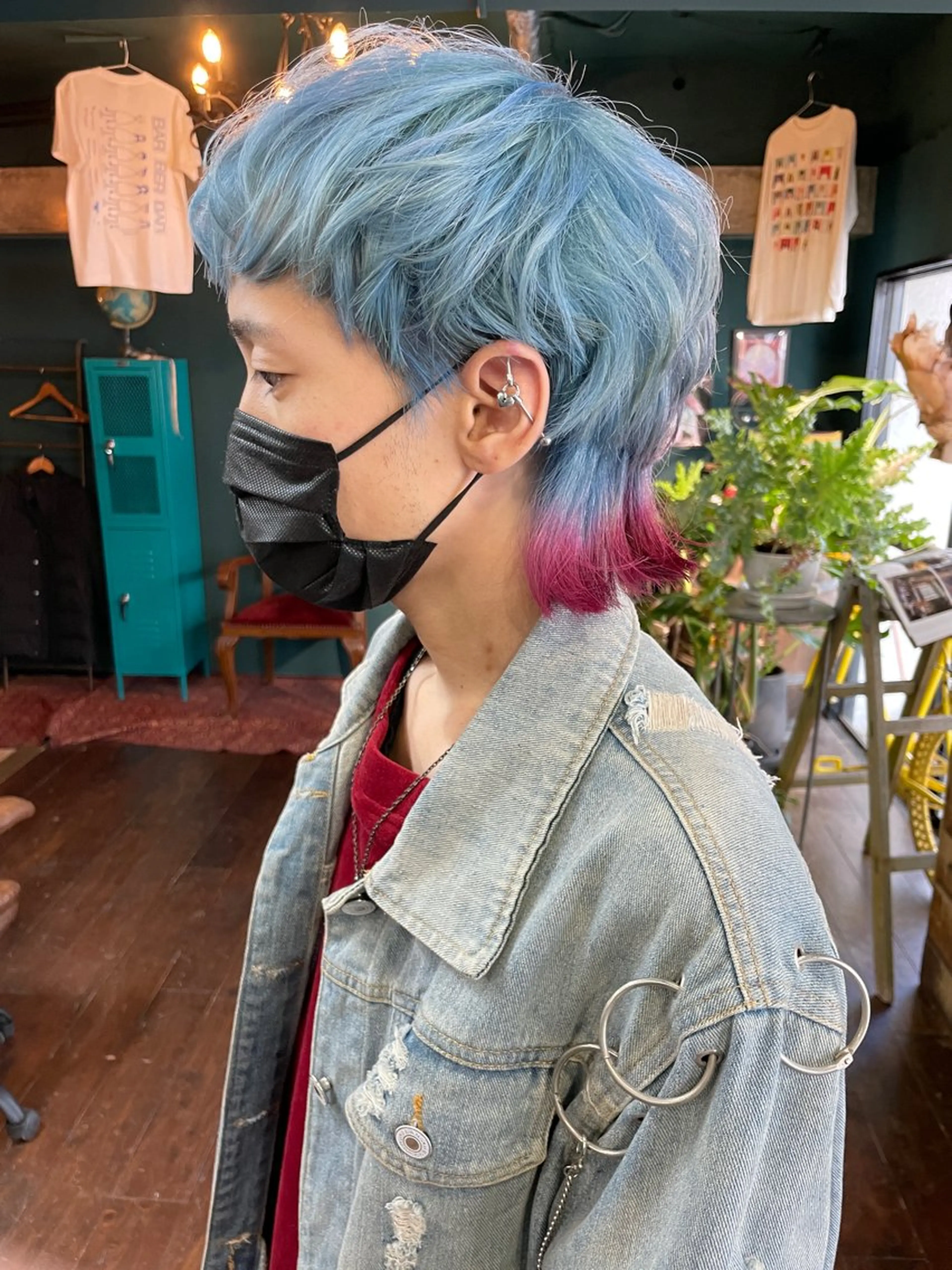 カラー ブリーチ カット ヘアカラー トリートメント vivre libreのヘアスタイル