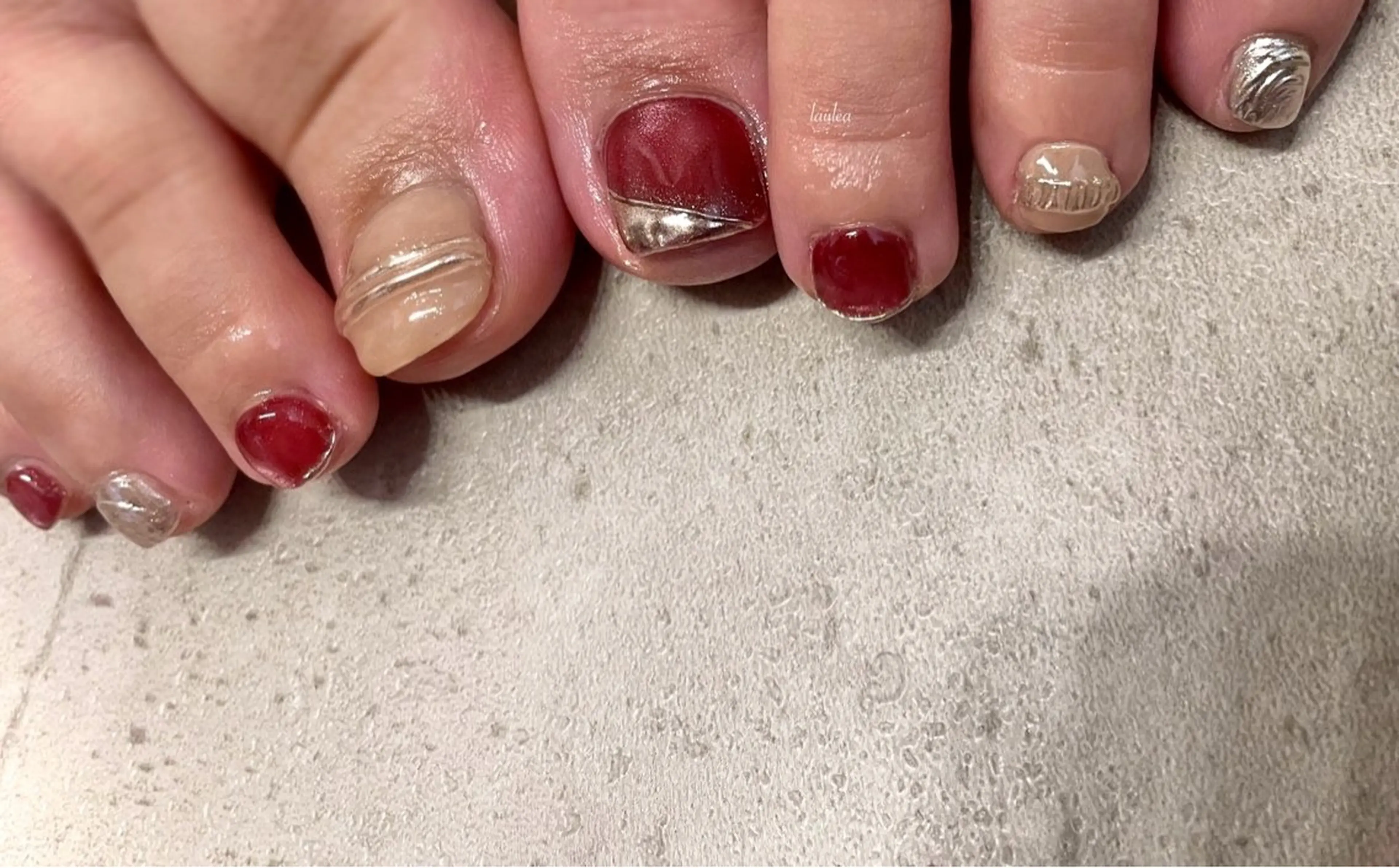 ネイル フットネイル nagase yumiのネイルデザイン