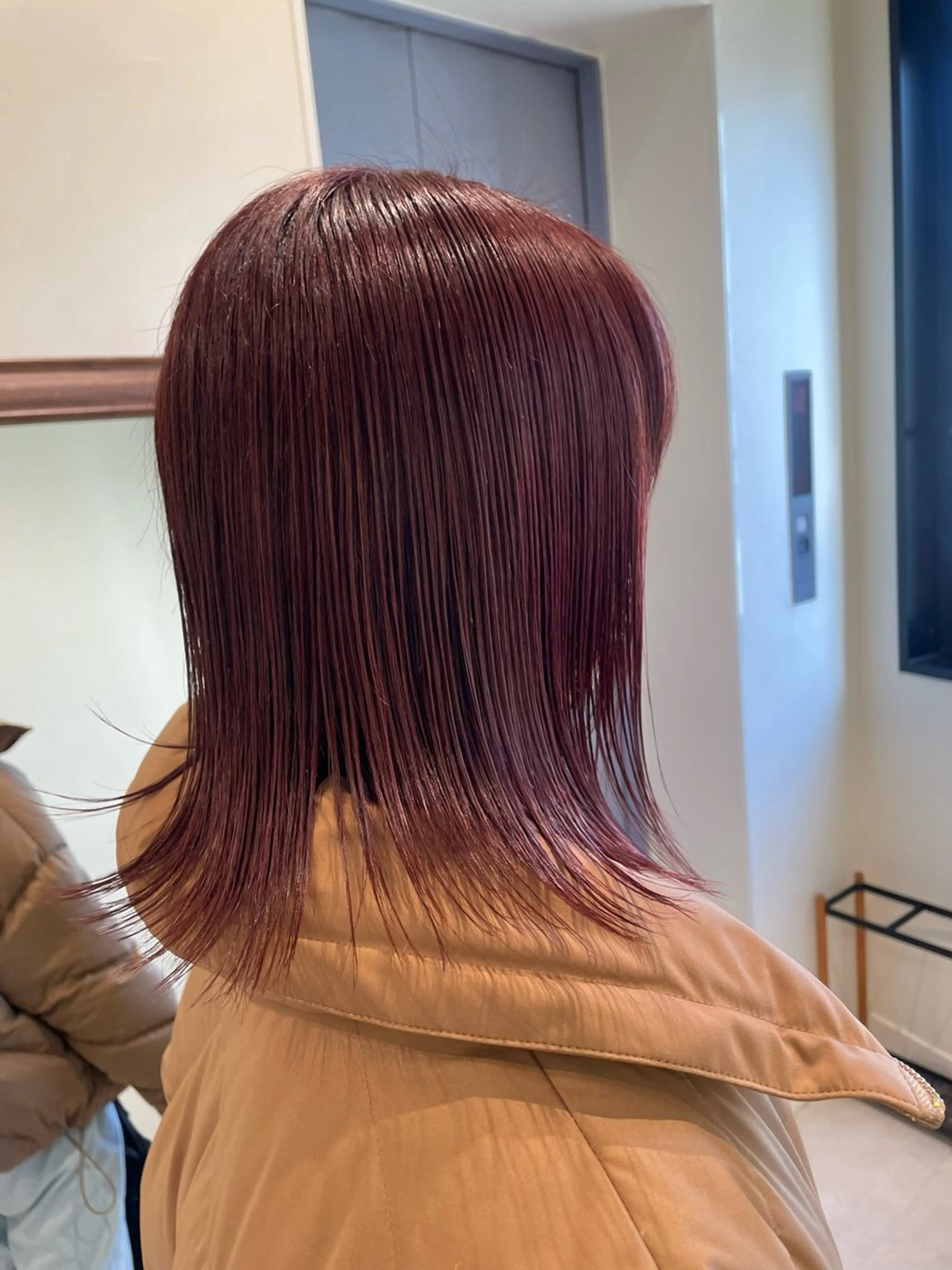 ミディアム カラー ブリーチ ブリーチなしカラー ヘアカラー ボブ/インナーカラー /眉毛/Miyuのヘアスタイル