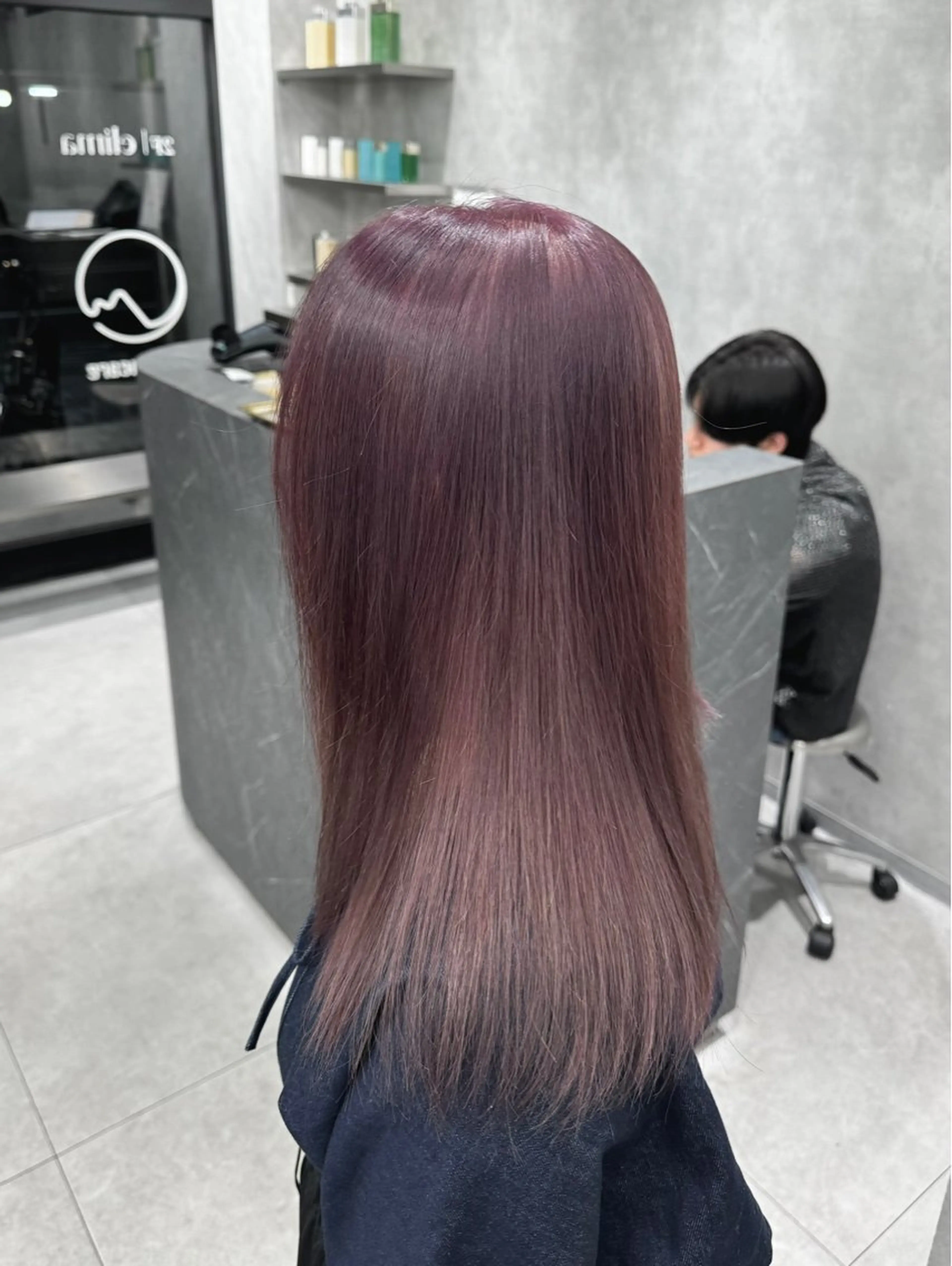 カラー 𝐥𝐚𝐲𝐞𝐫 韓⛓️ ブリーチのヘアスタイル