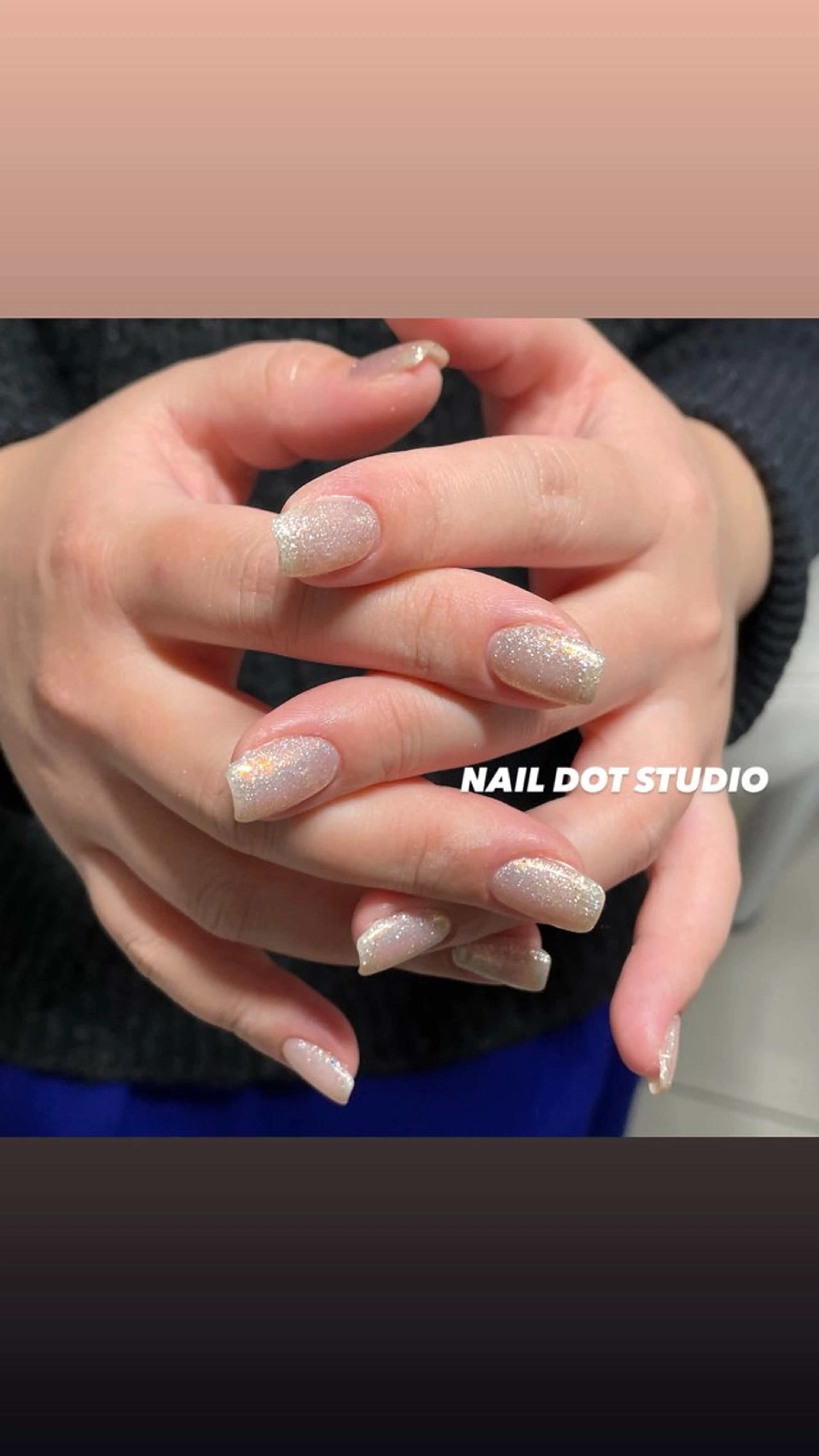 ネイル オーロラネイル ラメ(グリッター) NAIL DOT STUDIO堺筋本町のネイルデザイン